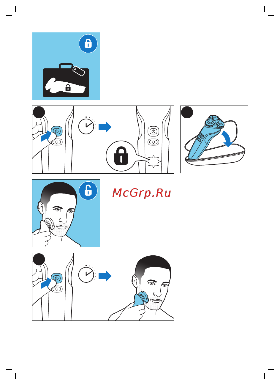 Philips S6610/11 Shaver Series 6000 Руководство по эксплуатации онлайн [20/30] 589716