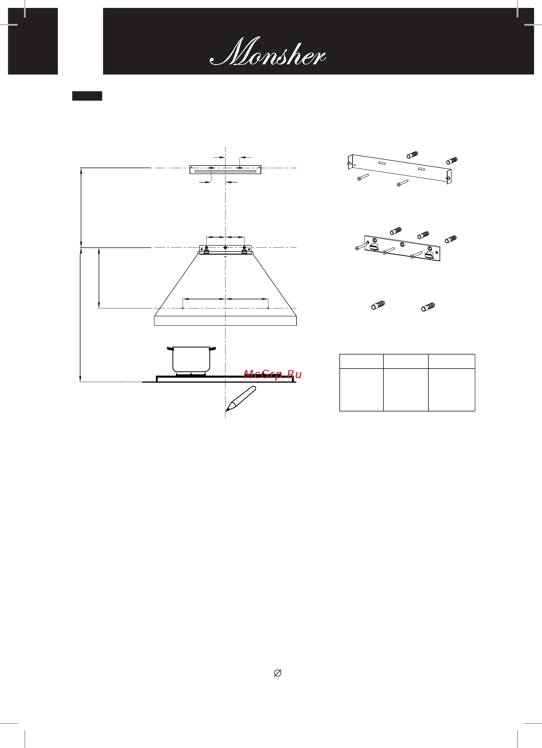 Monsher TOP 60 B [6/32] As a first step proceed with the following drawing