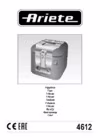 Ariete 4612 Руководство по эксплуатации