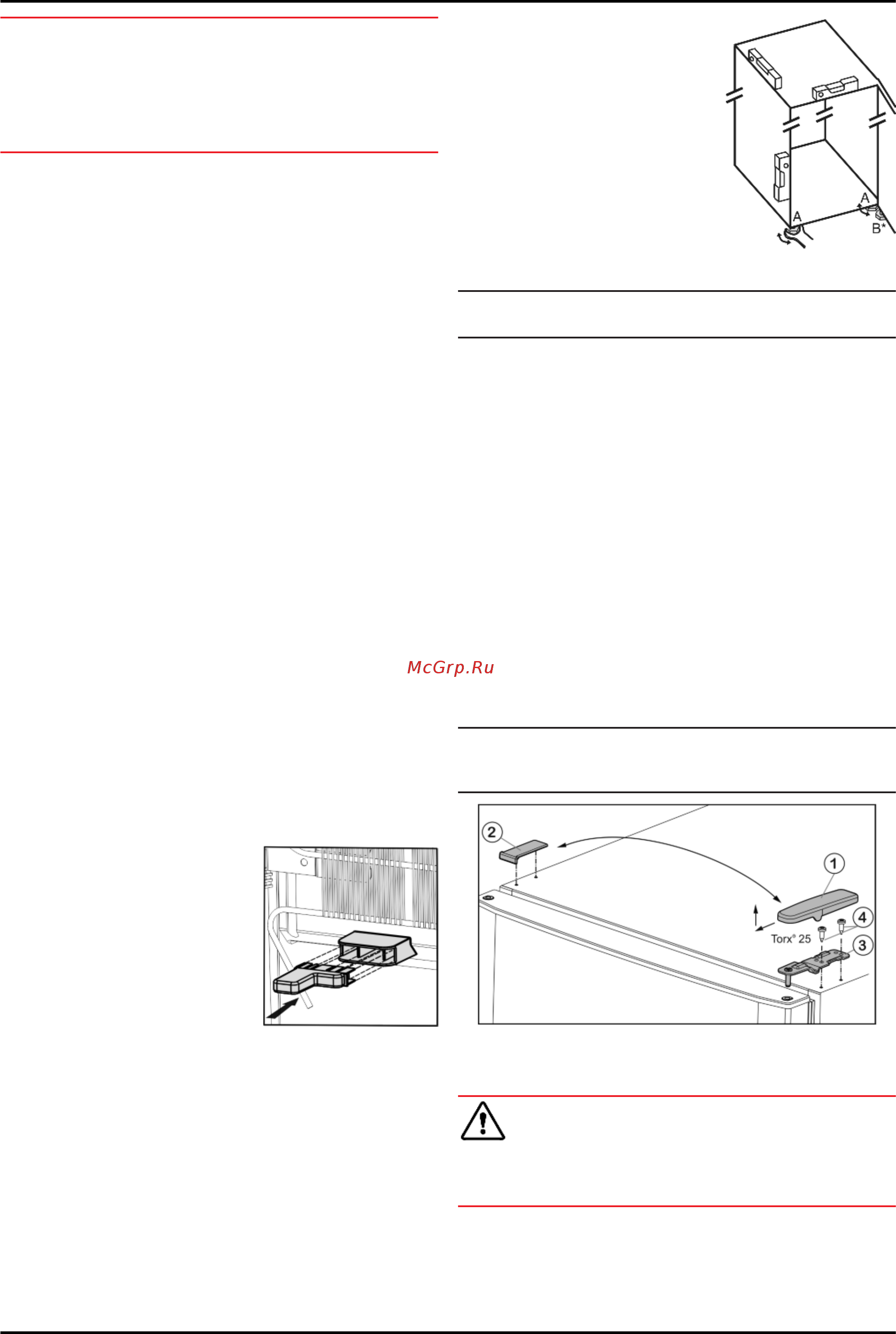 Liebherr CT 2531 [6/14] Снятие верхней двери
