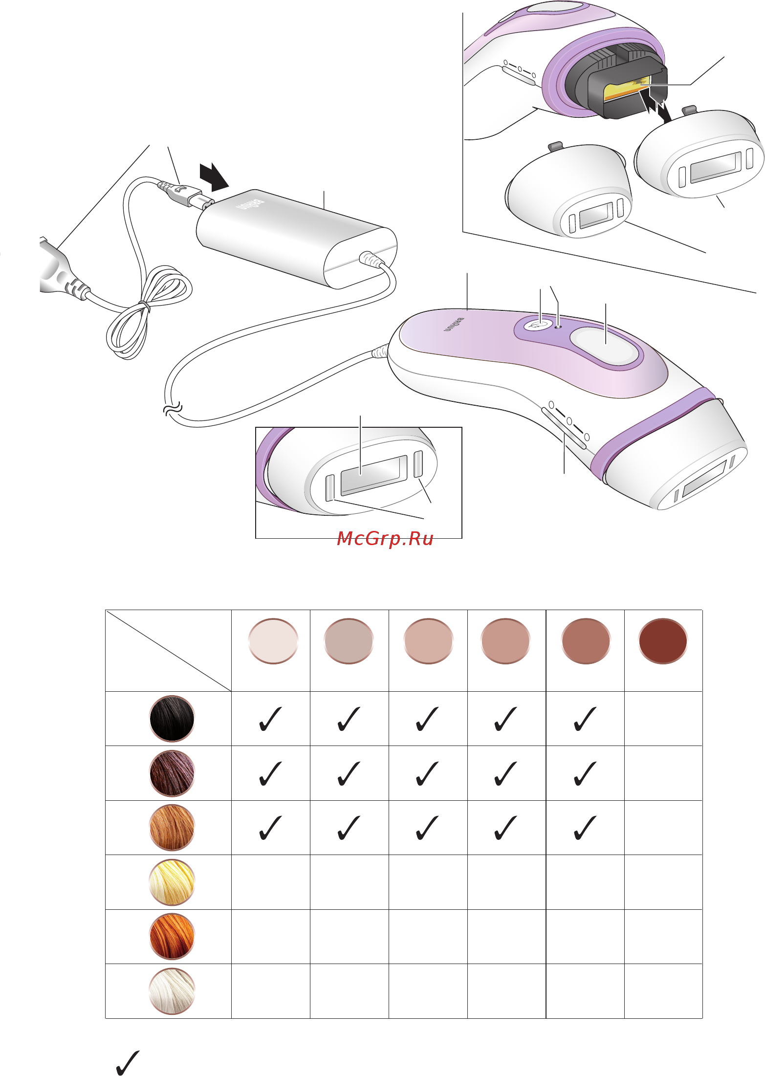 Braun Silk-expert IPL Pro 3 PL3012 Руководство по эксплуатации онлайн [3/106] 432571