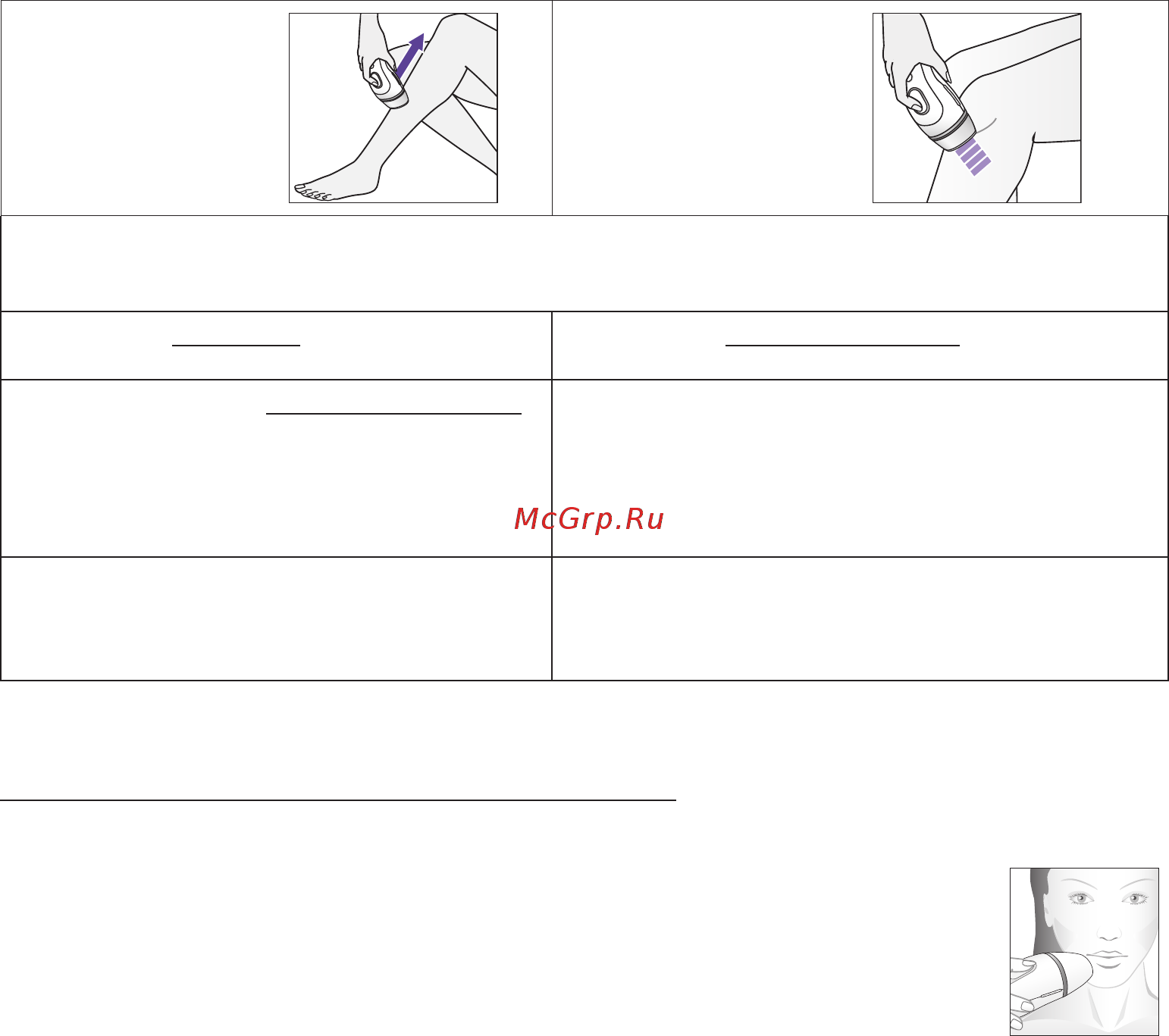 Braun Silk-expert IPL Pro 3 PL3012 [82/106] Методи за третиране