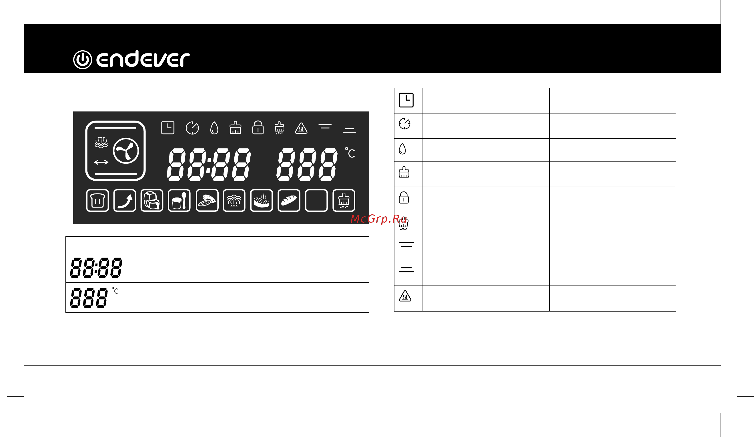 Endever Danko 4030 [6/24] Печь с пароваркой