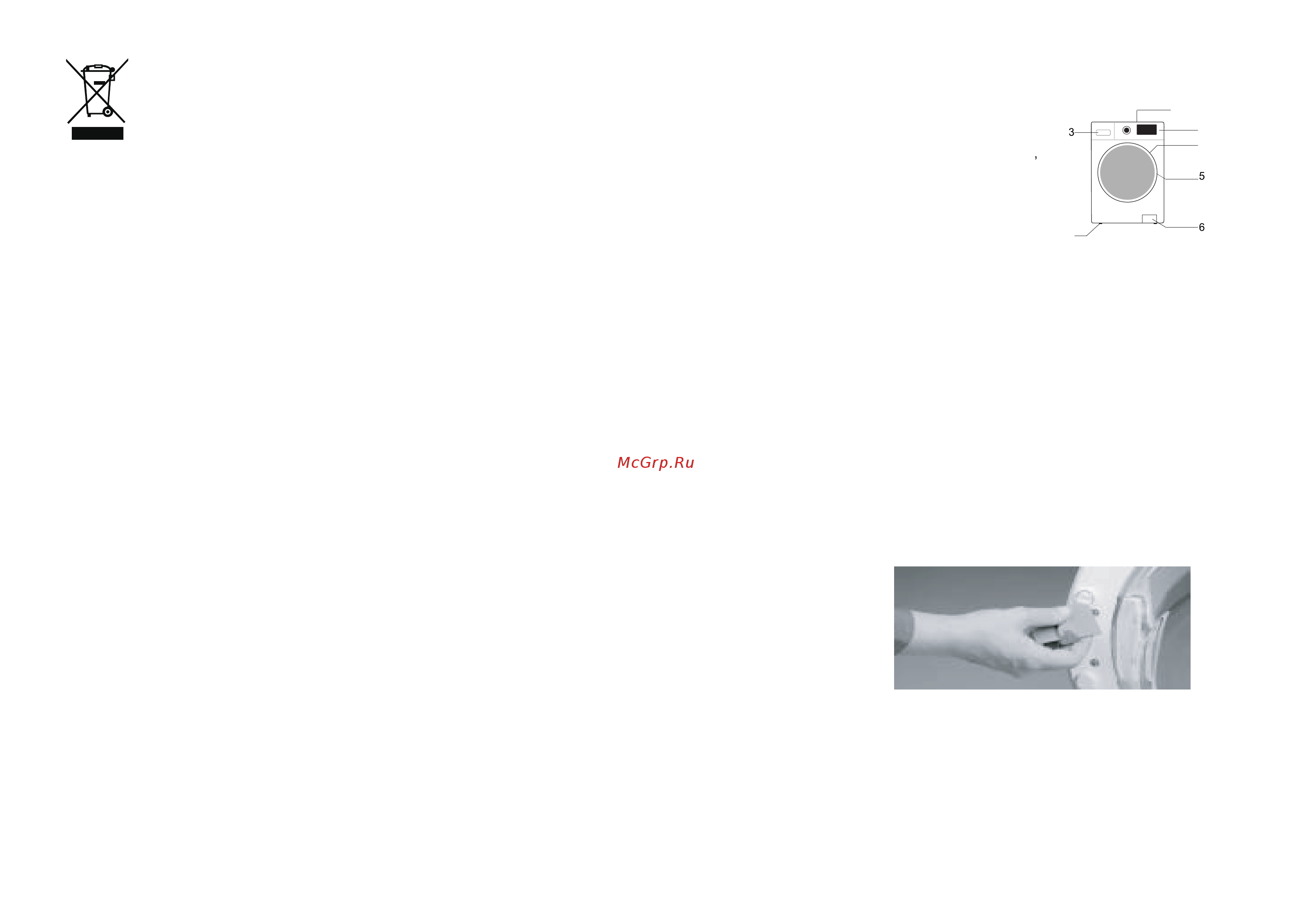 Hisense WFHV6012 [6/14] Открытие закрытие дверцы