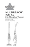 Bissell MultiReach Ion XL 25V 1971G Руководство по эксплуатации