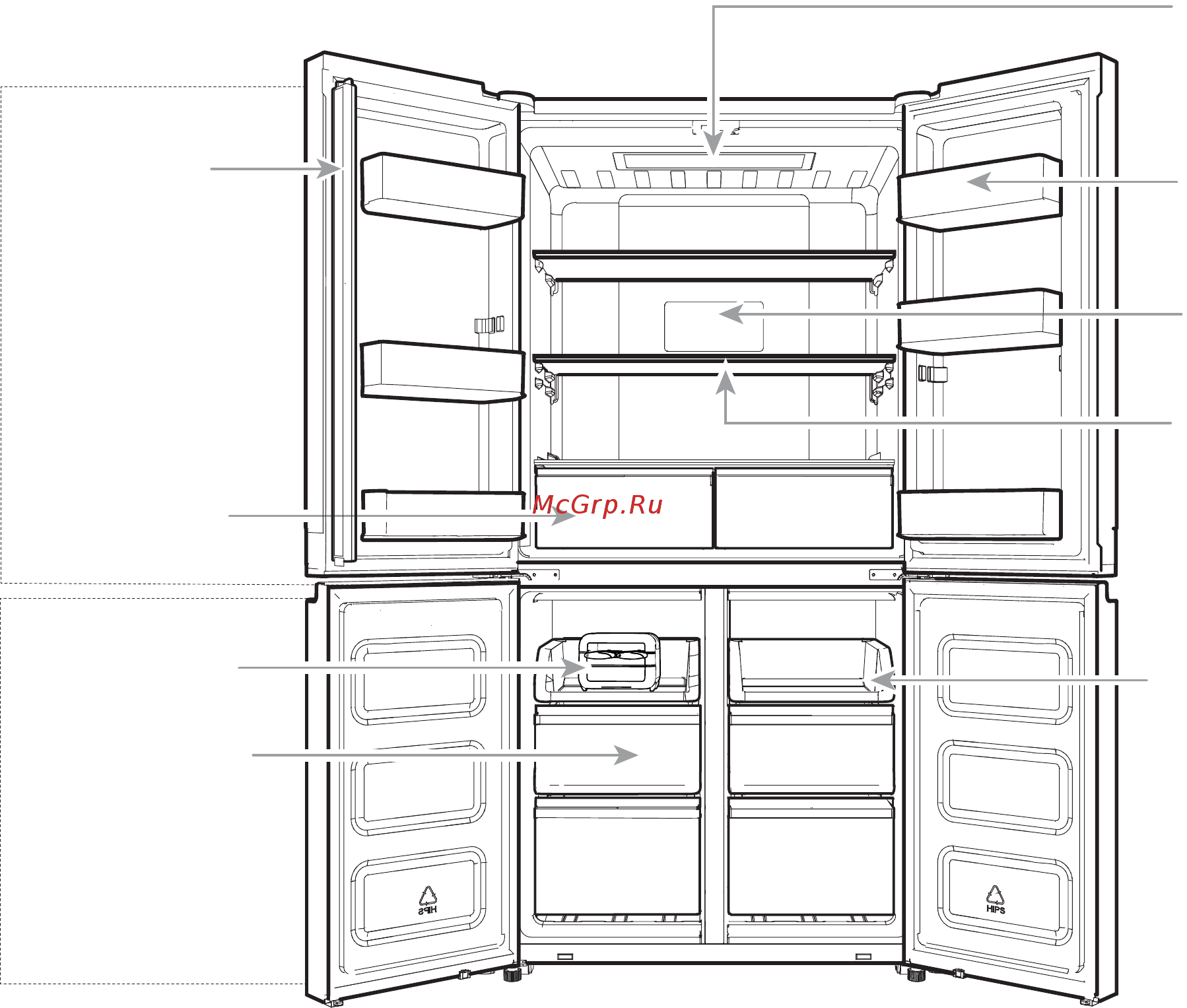 Whirlpool WQ9 E1L [32/584] Componenti e funzioni