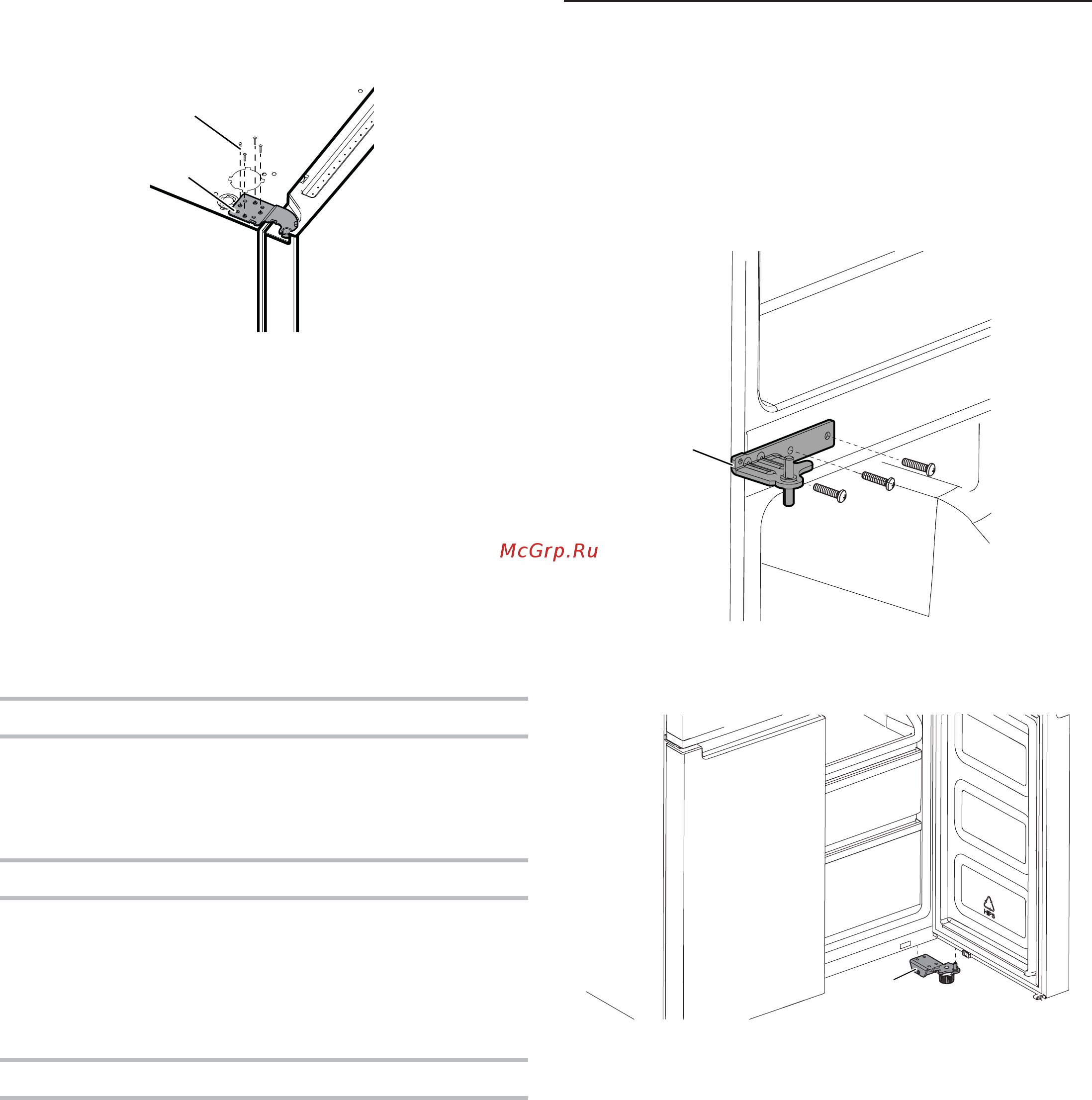 Whirlpool WQ9 E1L [38/584] Rimuovere e sostituire la porta del congelatore congelamento fl essibile