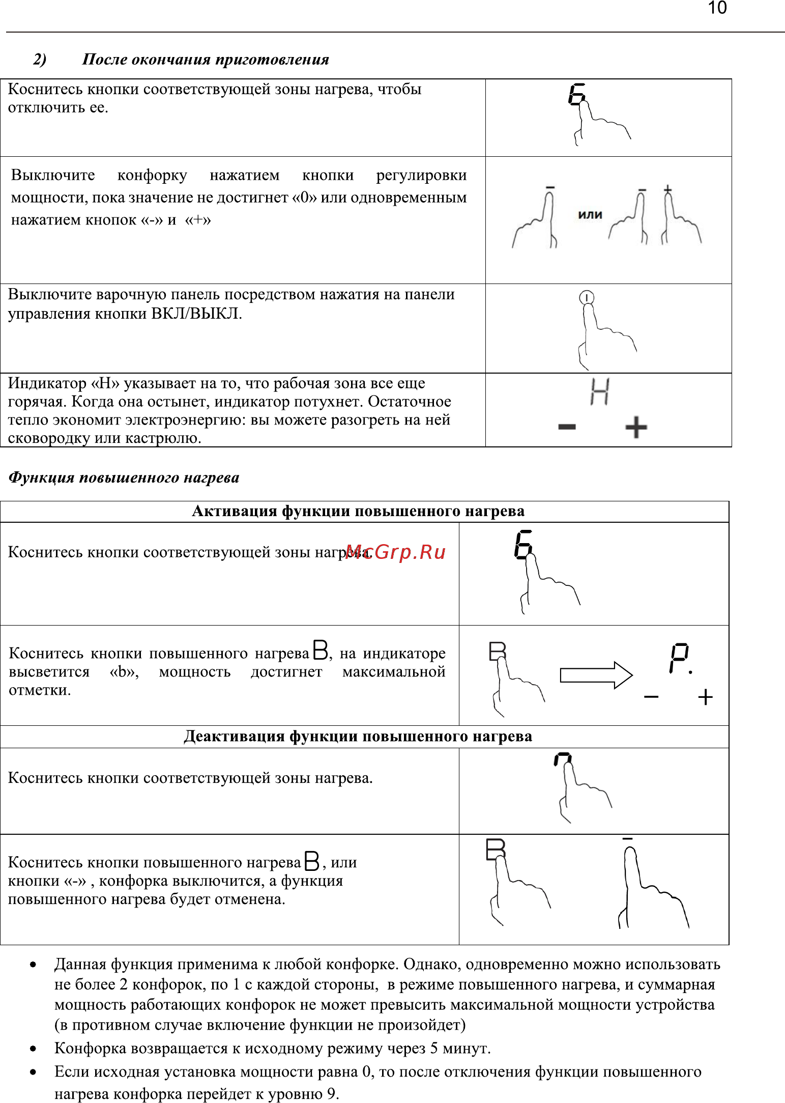 Midea MIH64416F Руководство по эксплуатации онлайн [10/24] 433172