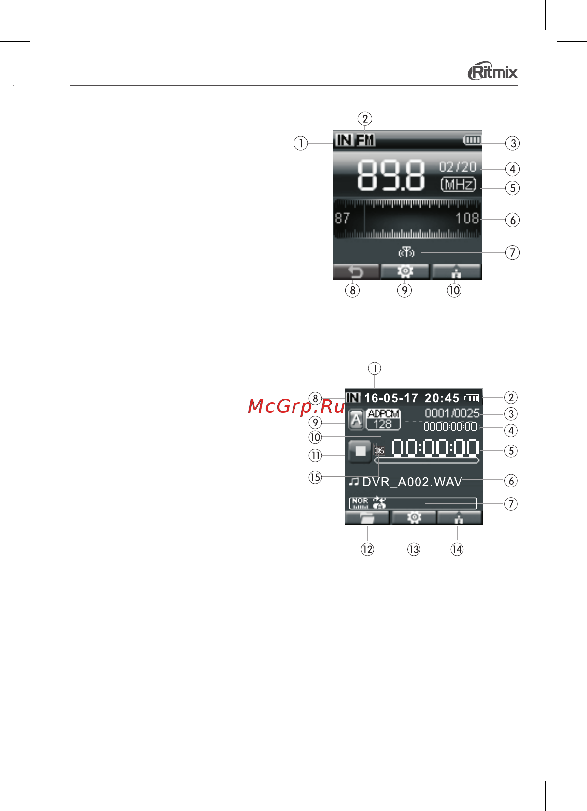 Ritmix RR-989 4Gb Black Руководство по эксплуатации онлайн [11/28] 433654
