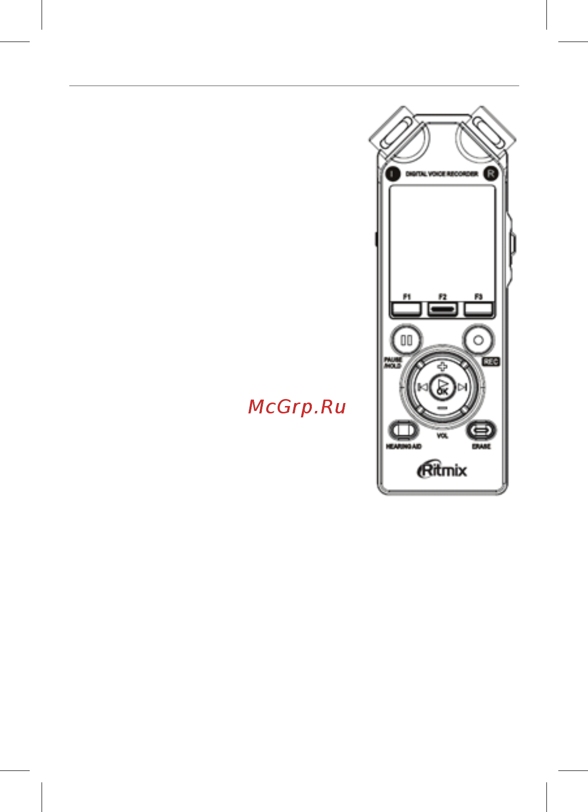 Ritmix RR-989 4Gb Black [2/28] Руководство пользователя rr 989