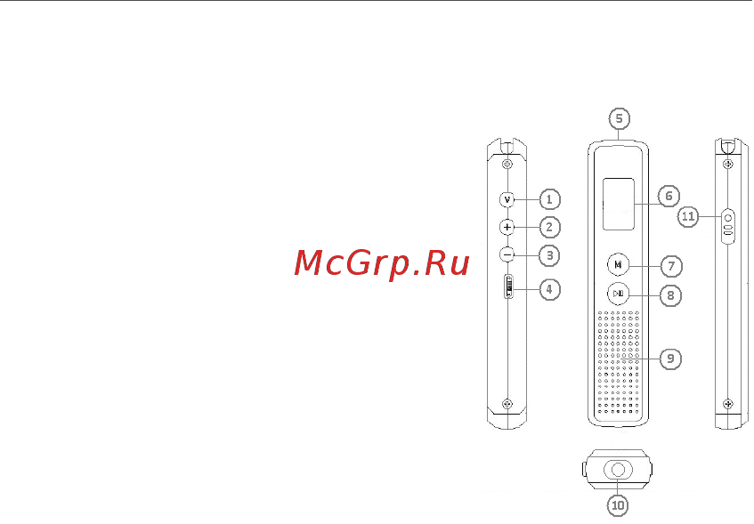 Ritmix RR-120 4GB Black [6/16] Описание устройства