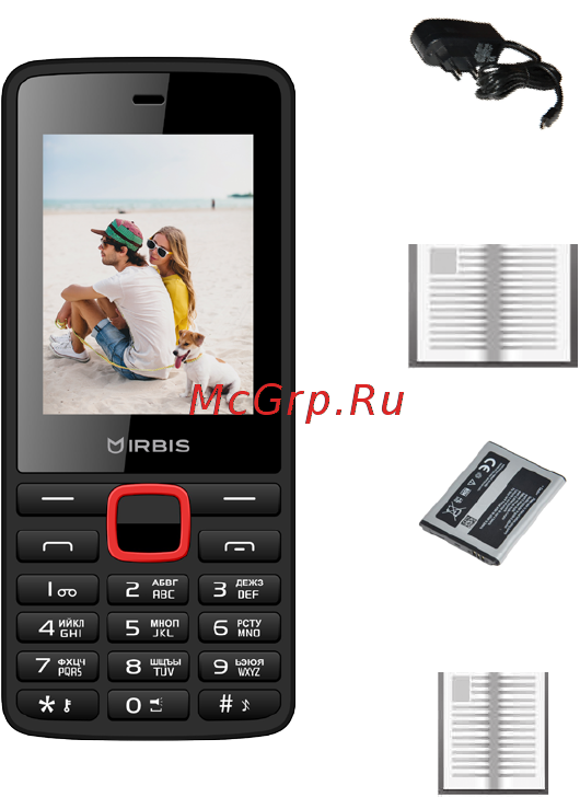 Irbis SF19r Black/Red [3/28] Комплект поставки