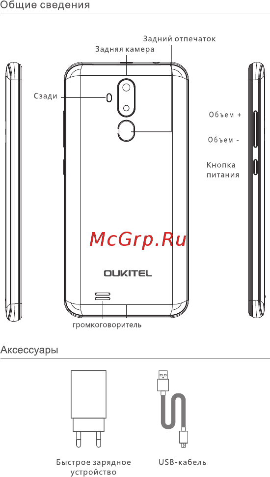 Oukitel C12 Plus Gold [16/40] Аксессуары