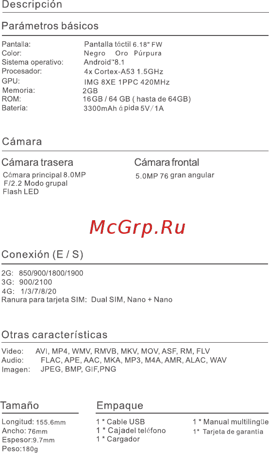 Oukitel C12 Plus Gold [22/40] Conexión e s