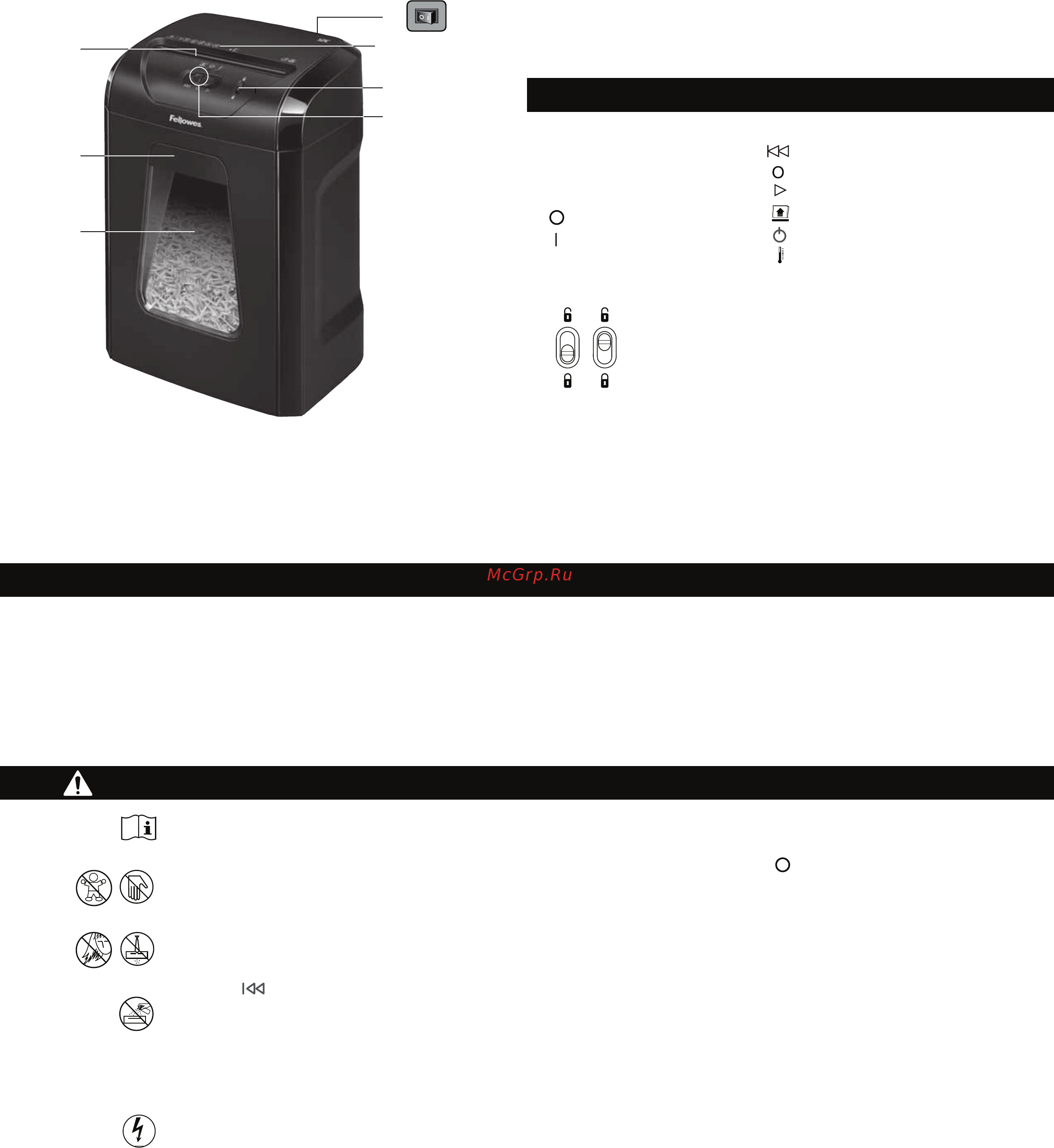 Fellowes Powershred 12C [8/53] Deutsch