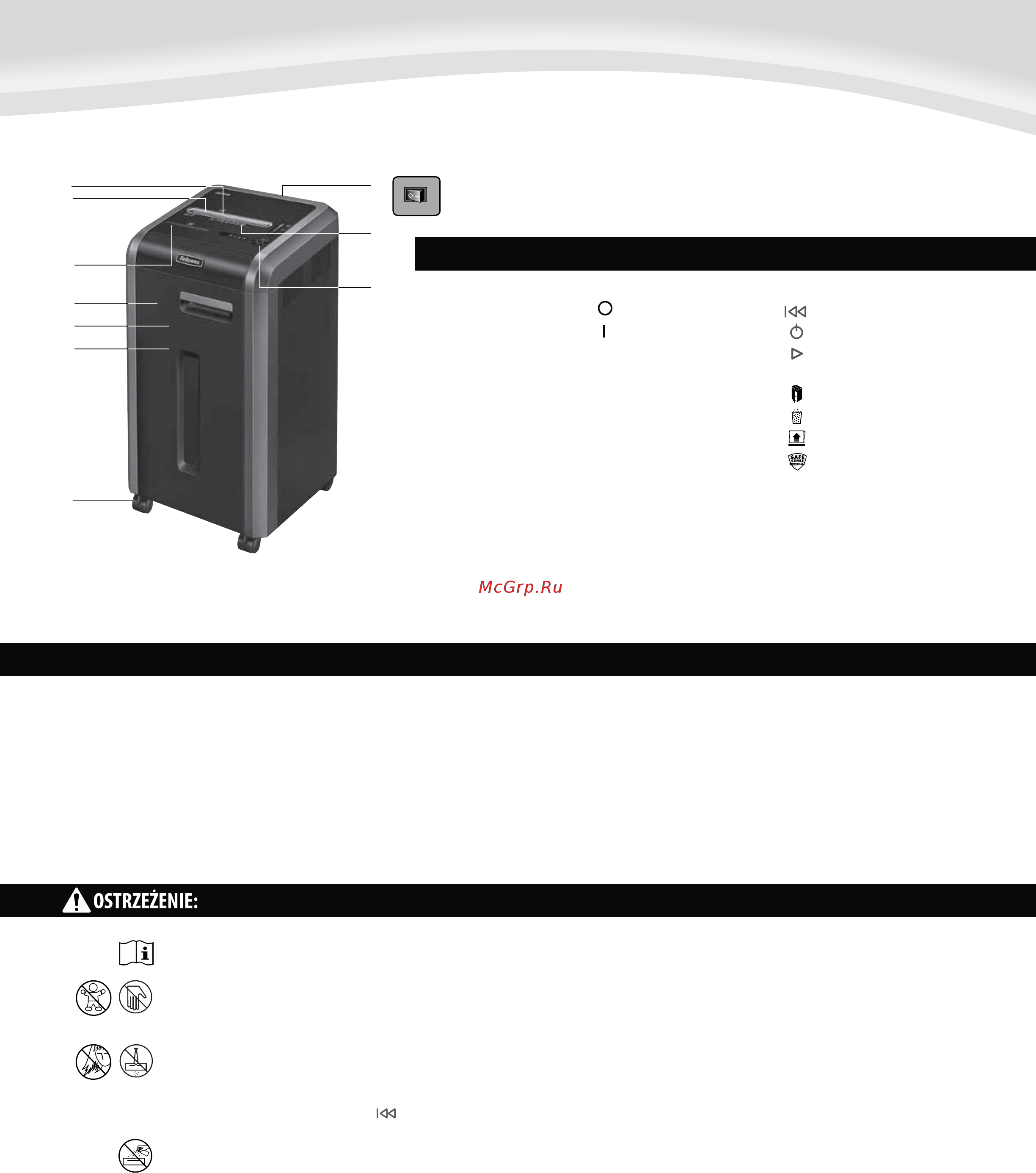 Fellowes MicroShred 225Mi (CRC46201) [42/76] Polski