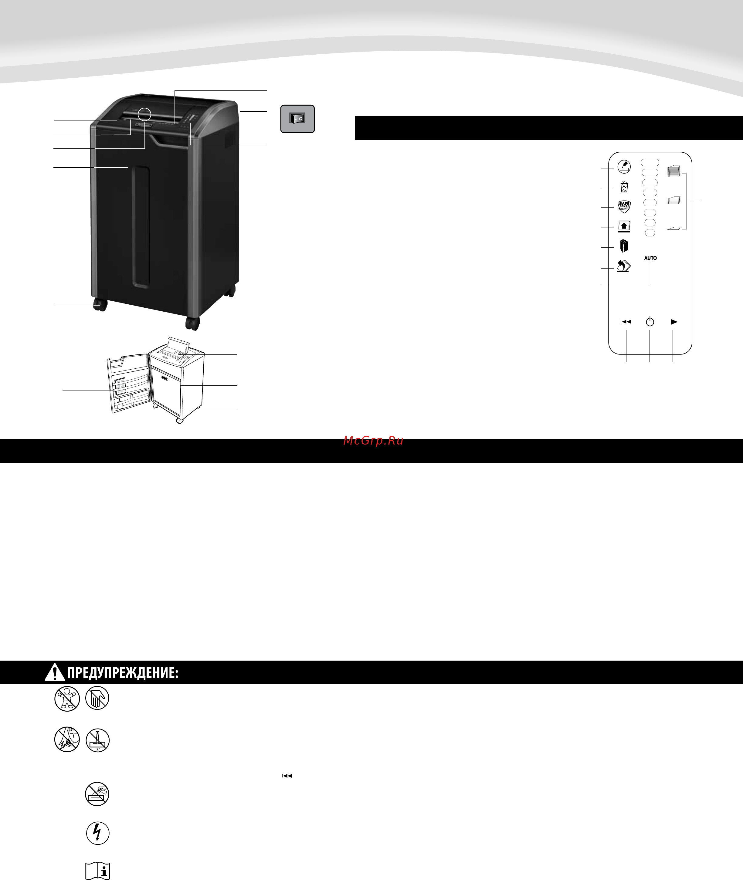 Fellowes Powershred 425I (CRC46985) [6/12] Русский