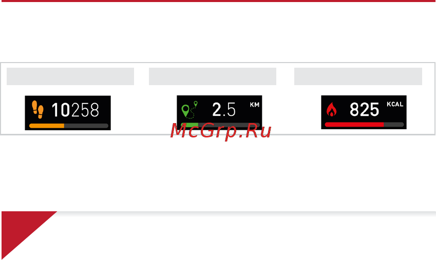 MyKronoz ZeFit4HR Red/Silver [9/101] Активность