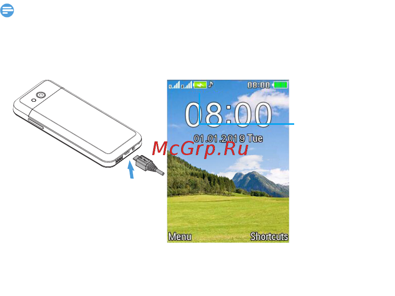 Philips Xenium E580 Black [6/23] Мобильное зарядное устройство