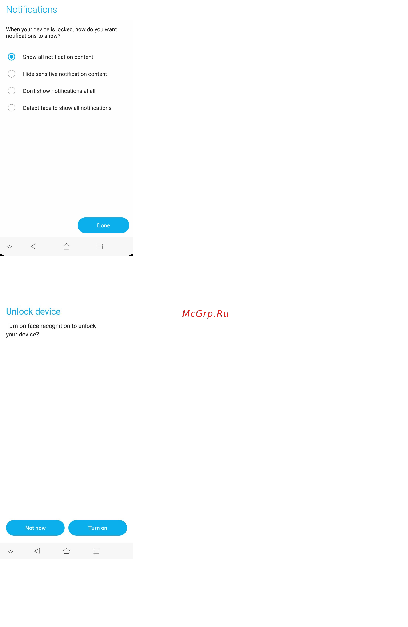 Asus Zenfone Live L1 ZA550KL Gold (4G010RU) Руководство по эксплуатации онлайн [32/86] 434172