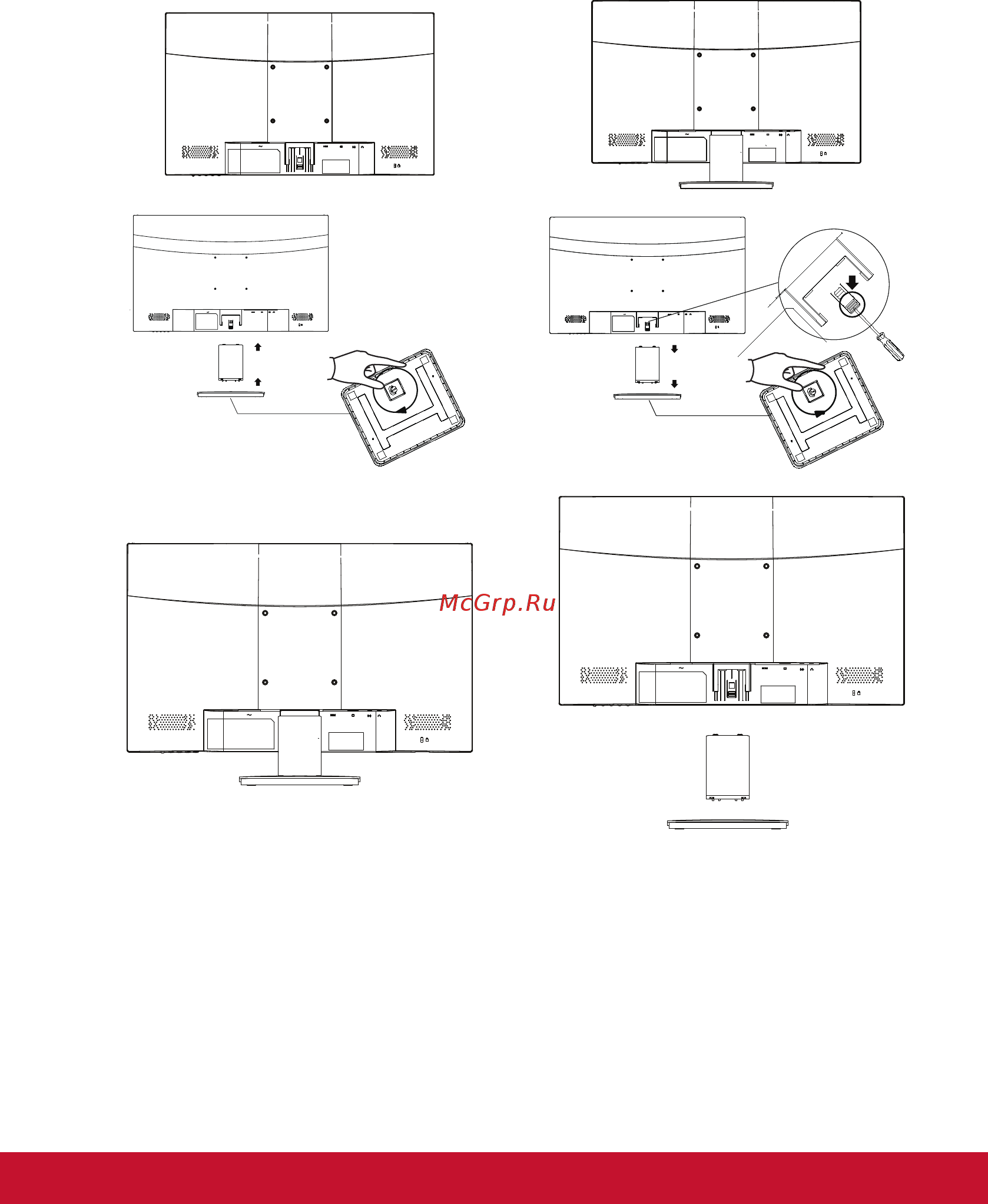 Viewsonic VA2710-MH [11/54] 3 установка оборудования