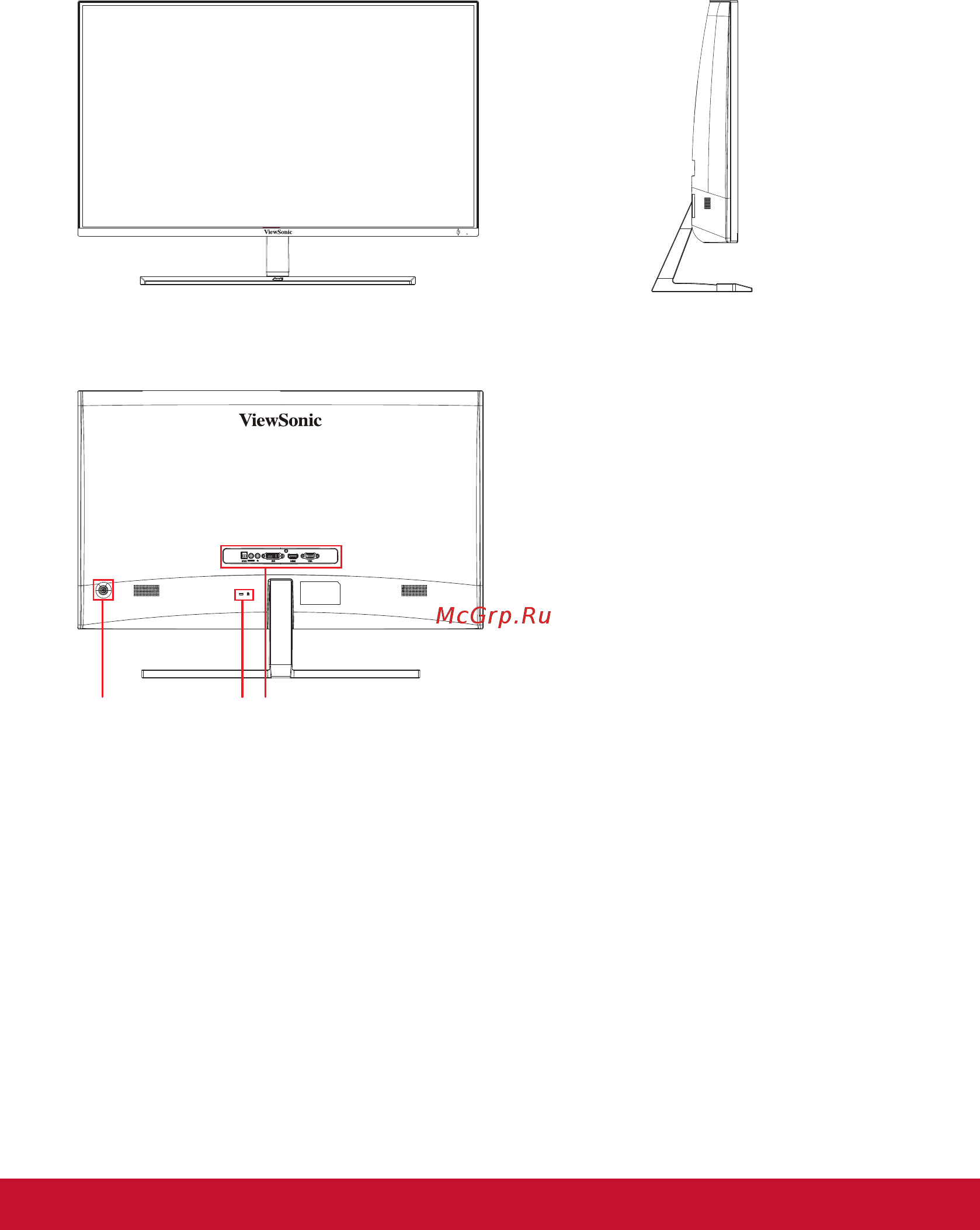 Viewsonic VX3216-SCMH-W-2 [10/51] 2 внешний вид монитора
