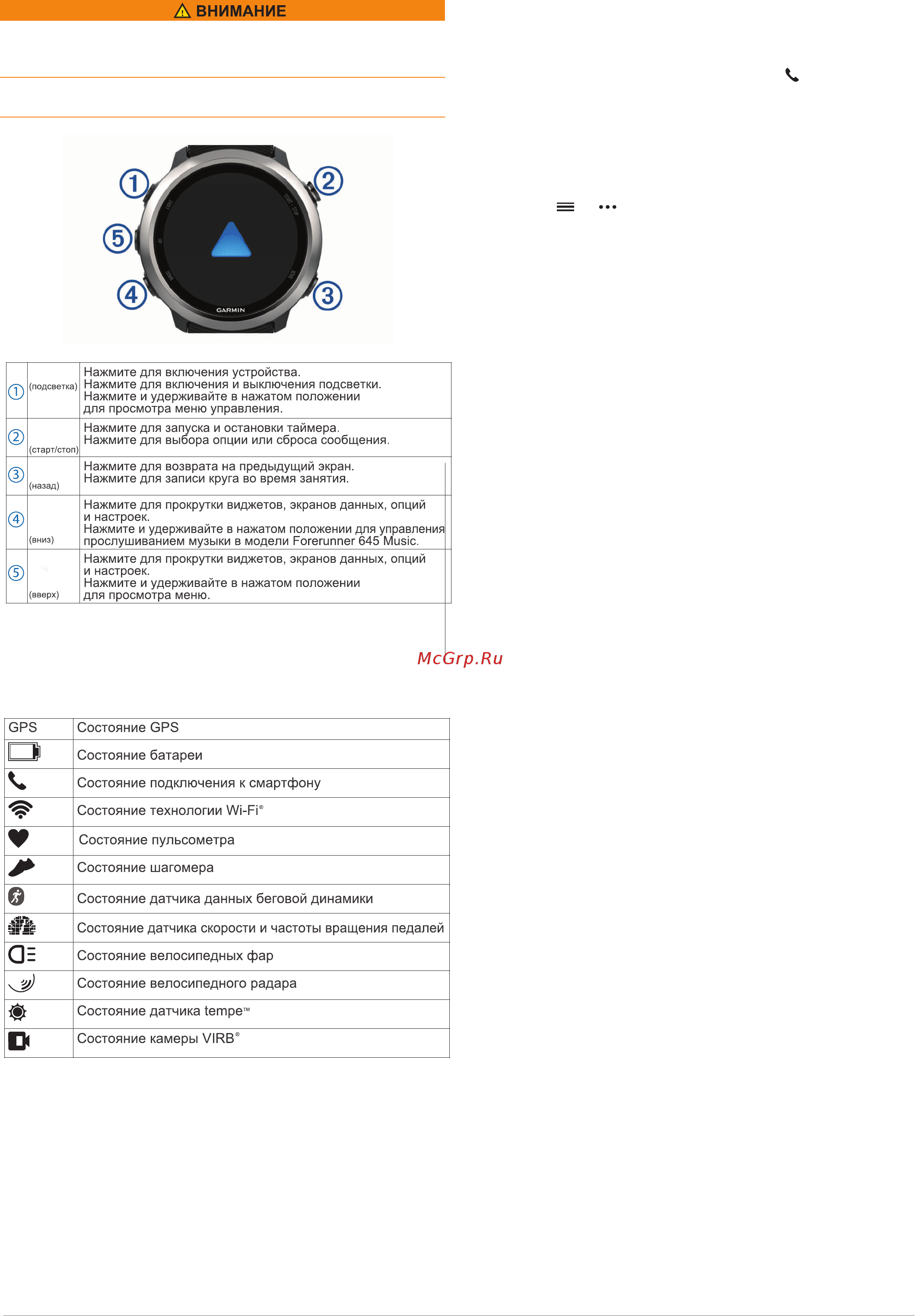Garmin Forerunner 645 Music Black [6/34] Введение