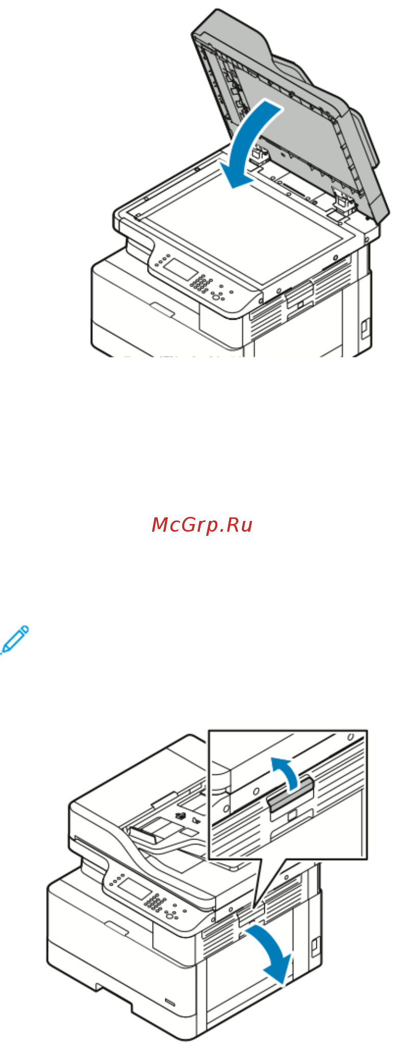 Xerox B1025 MFP DADF [144/199] Ииззввллееччееннииее ззаассттрряяввшшеейй ббууммааггии иизз ллооттккаа 11