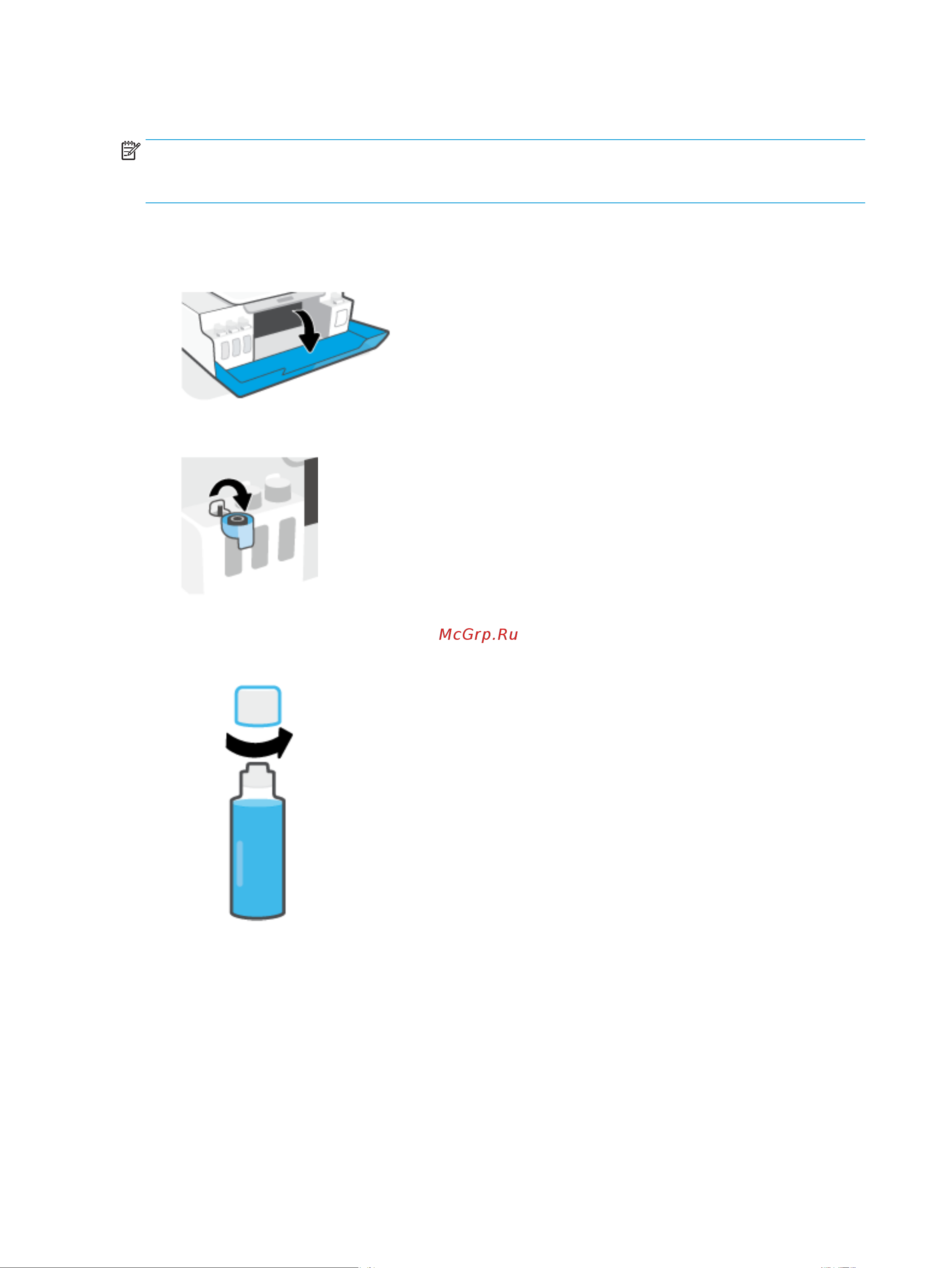 HP Smart Tank 515 1TJ09A [68/147] Повторная заправка емкостей для чернил