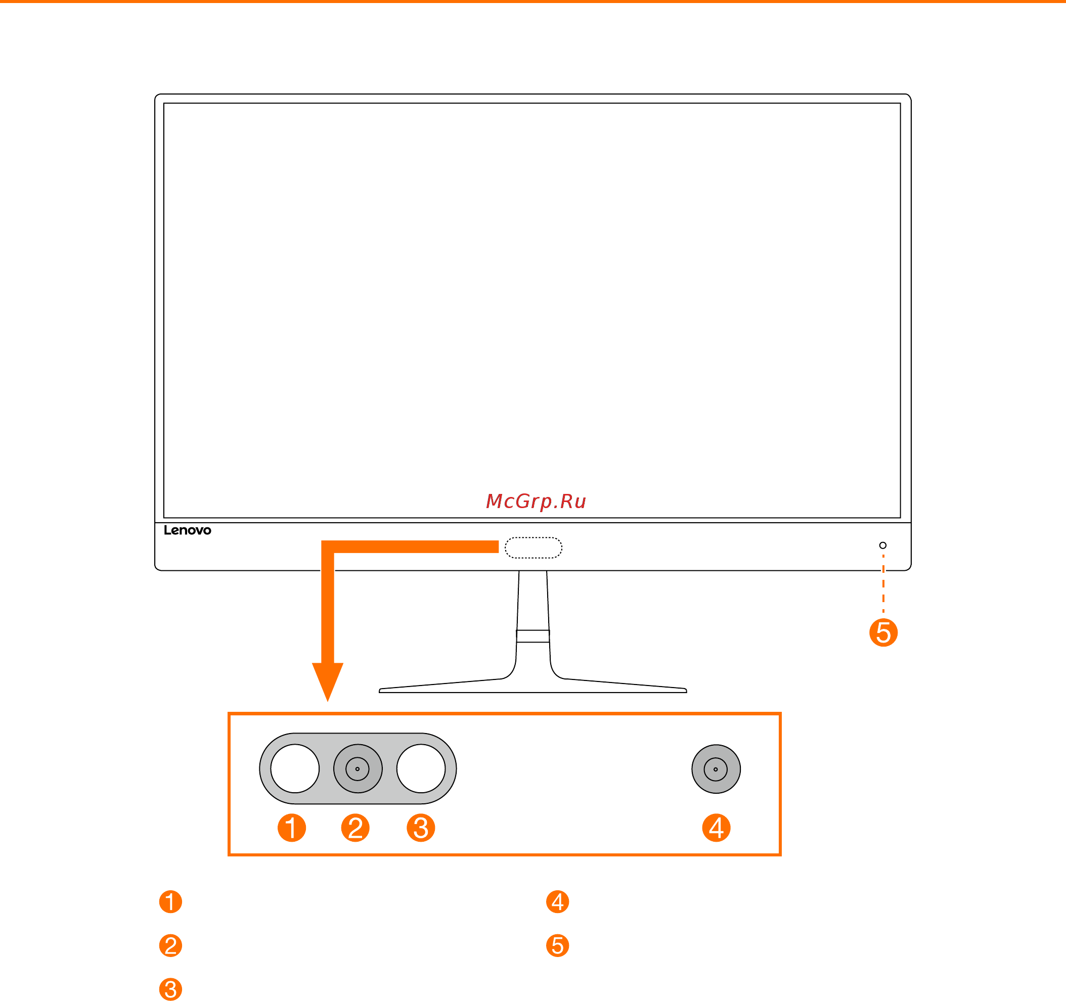 Lenovo IdeaCentre 730S-24IKB (F0DX001DRK) [2/6] Вид компьютера спереди
