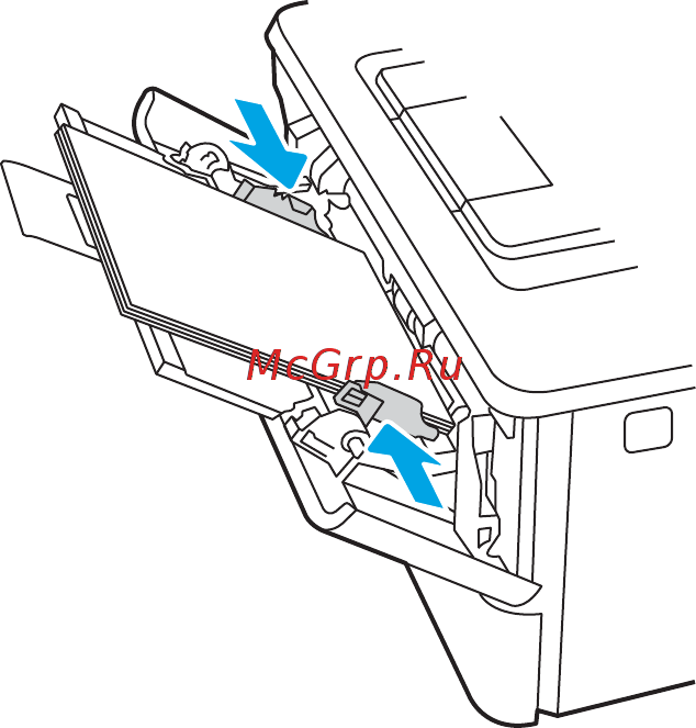 HP LaserJet Pro M428dw (W1A31A) [32/212] Ориентация бумаги в лотке 1