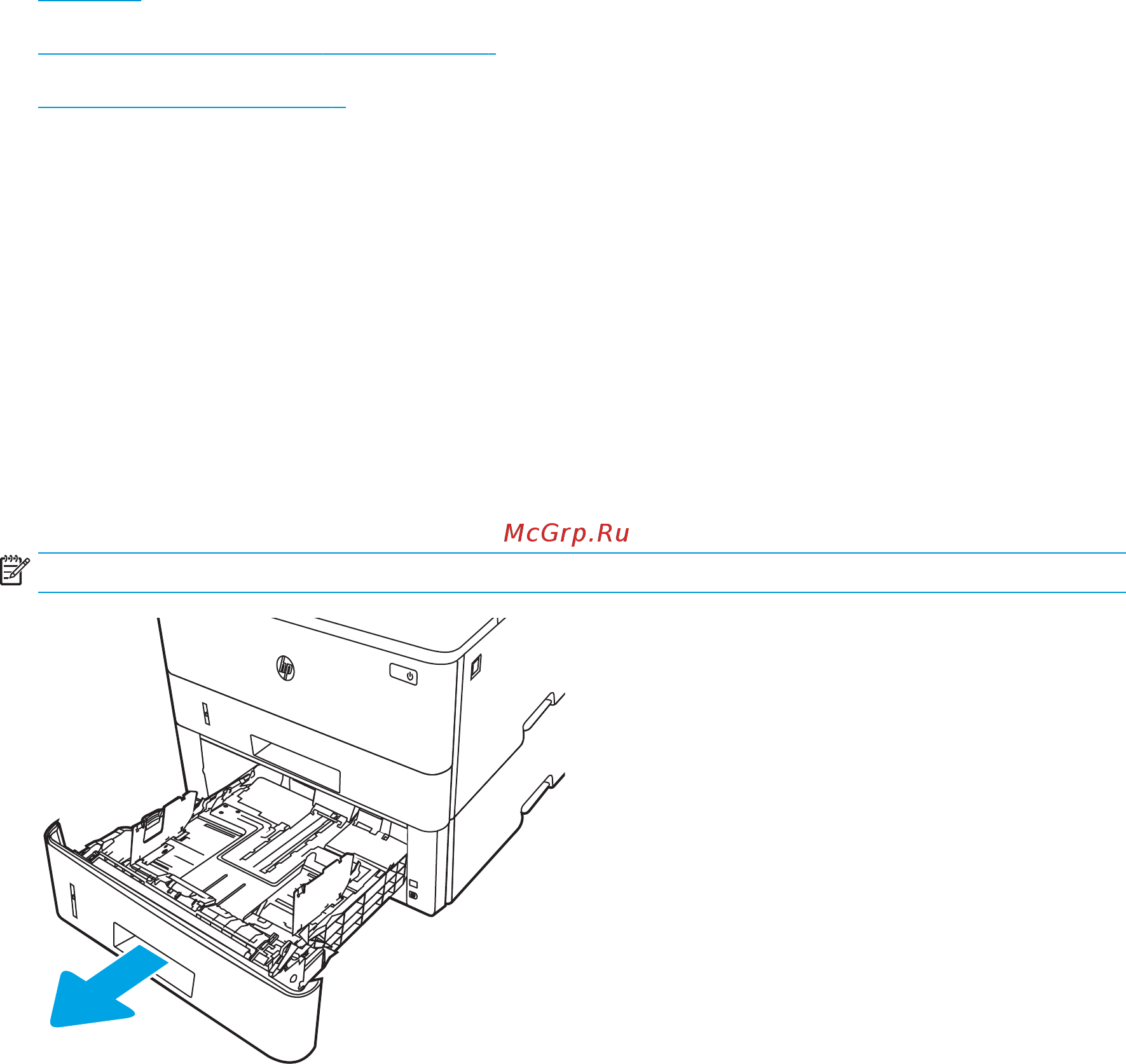 HP LaserJet Pro M428dw (W1A31A) [38/212] Загрузите бумагу в лоток 3