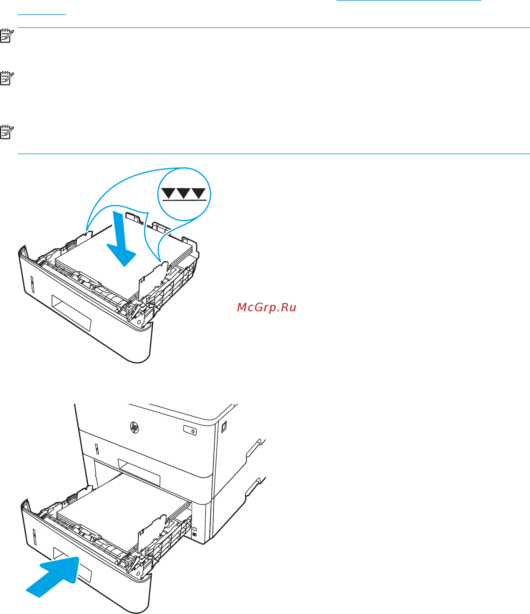 HP LaserJet Pro M428dw (W1A28A) [40/212] Ориентация бумаги в лотке 3