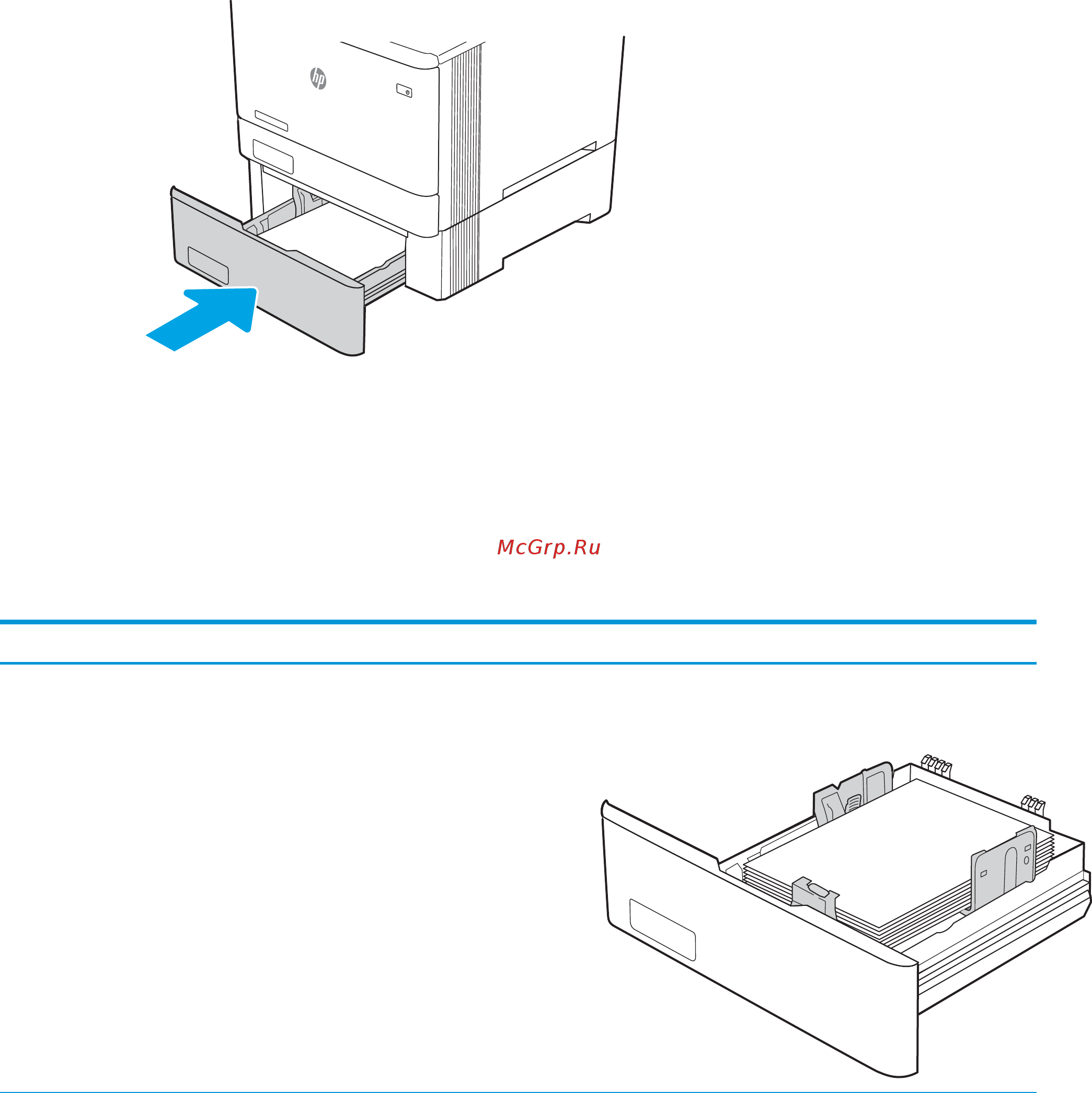 HP Color LaserJet Pro M479FDN [41/204] Ориентация бумаги в лотке 3