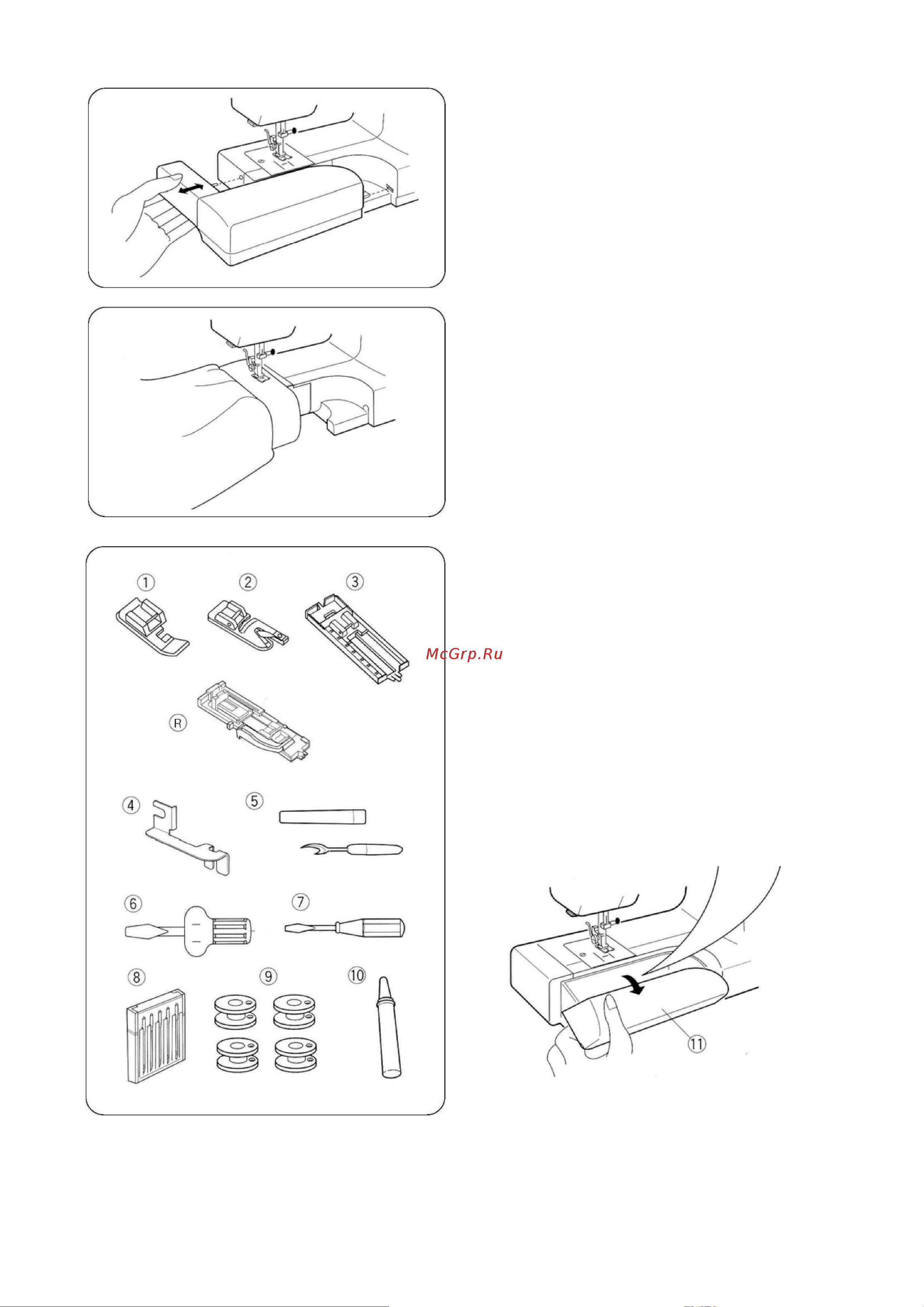 Janome JK220s [8/39] Подготовка к шитью
