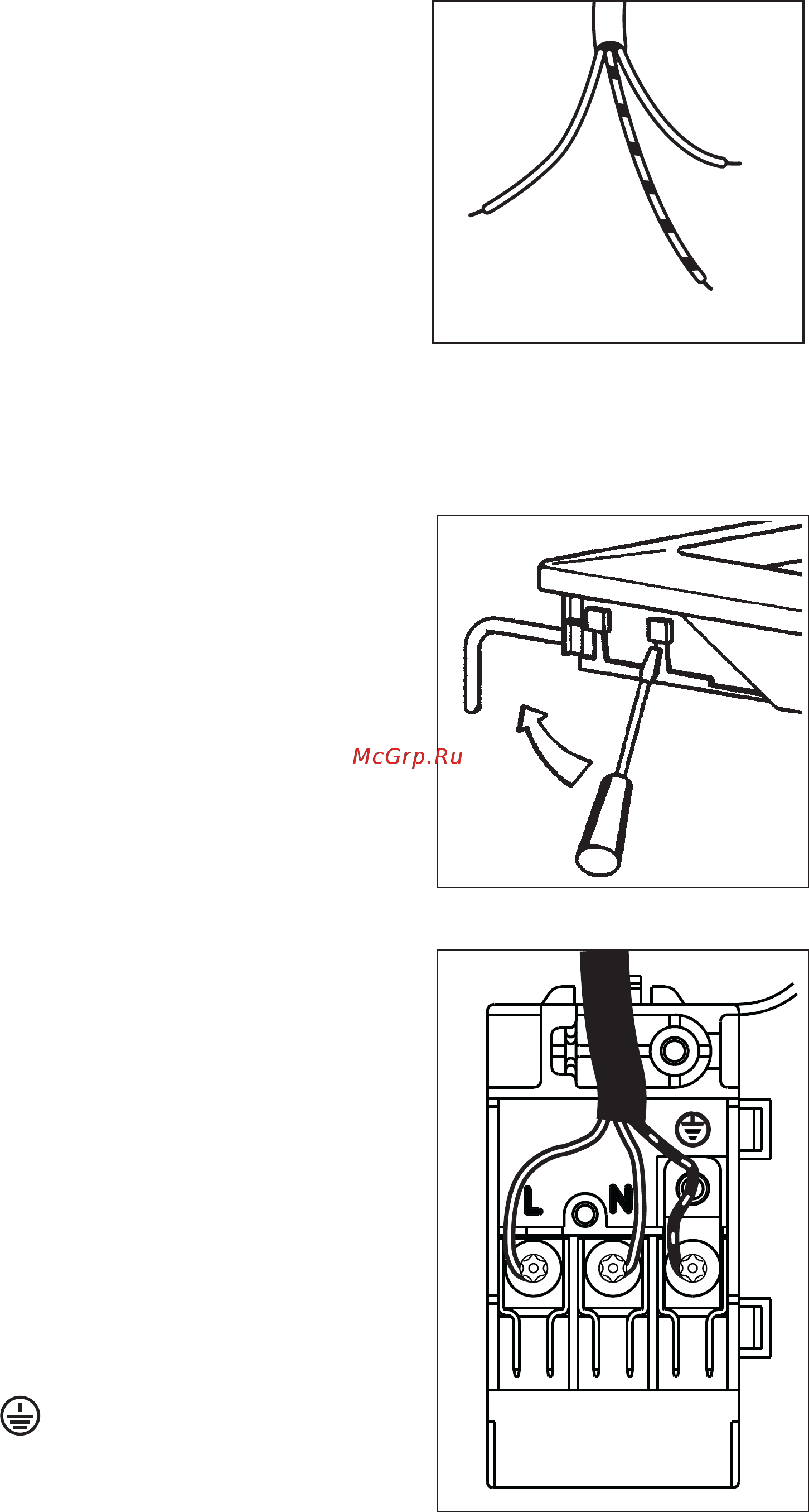 Electrolux EHB 30100 X [10/10] Электрическое подключение