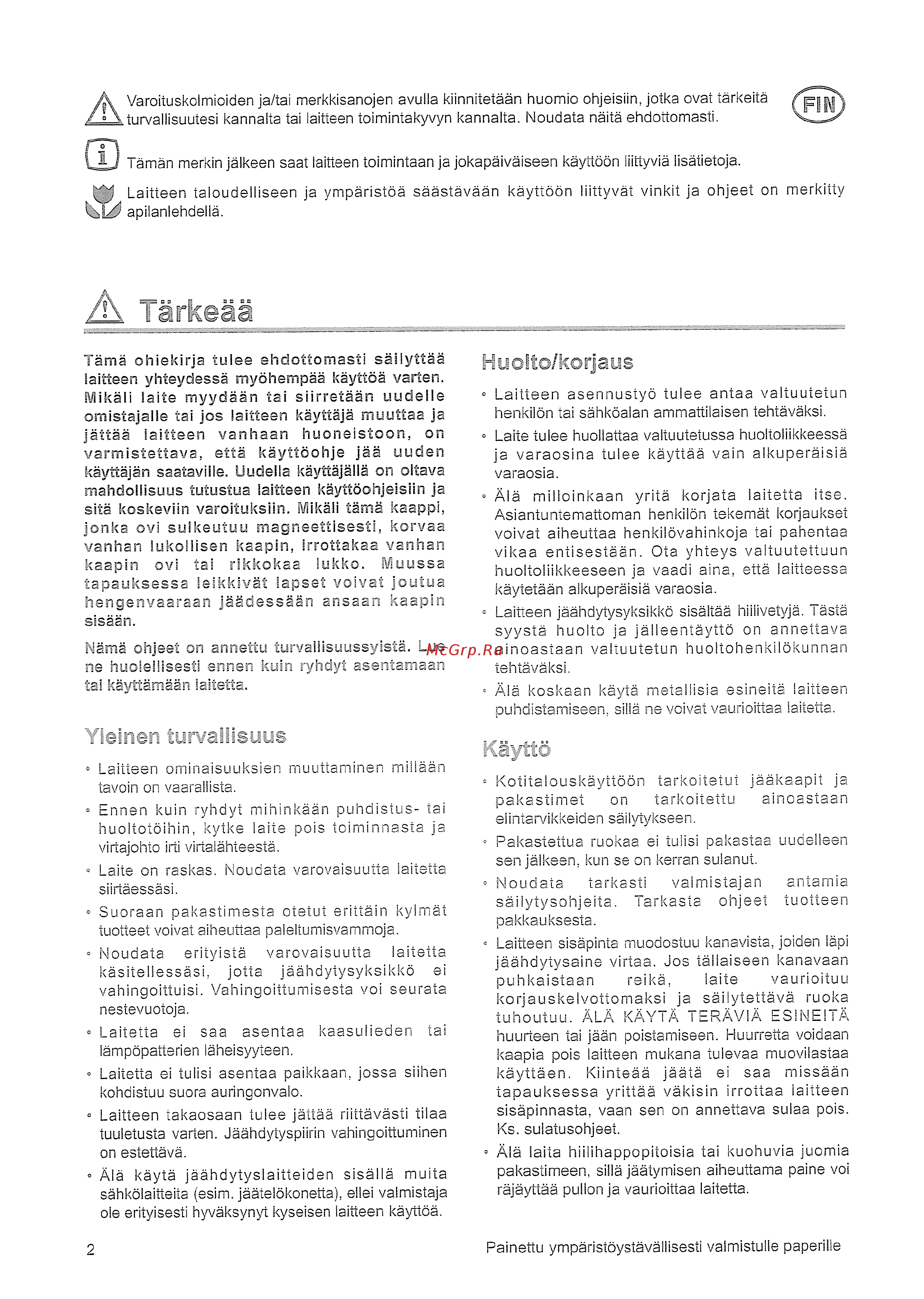 Electrolux EUN12500 [2/16] A tsrîkeaâ