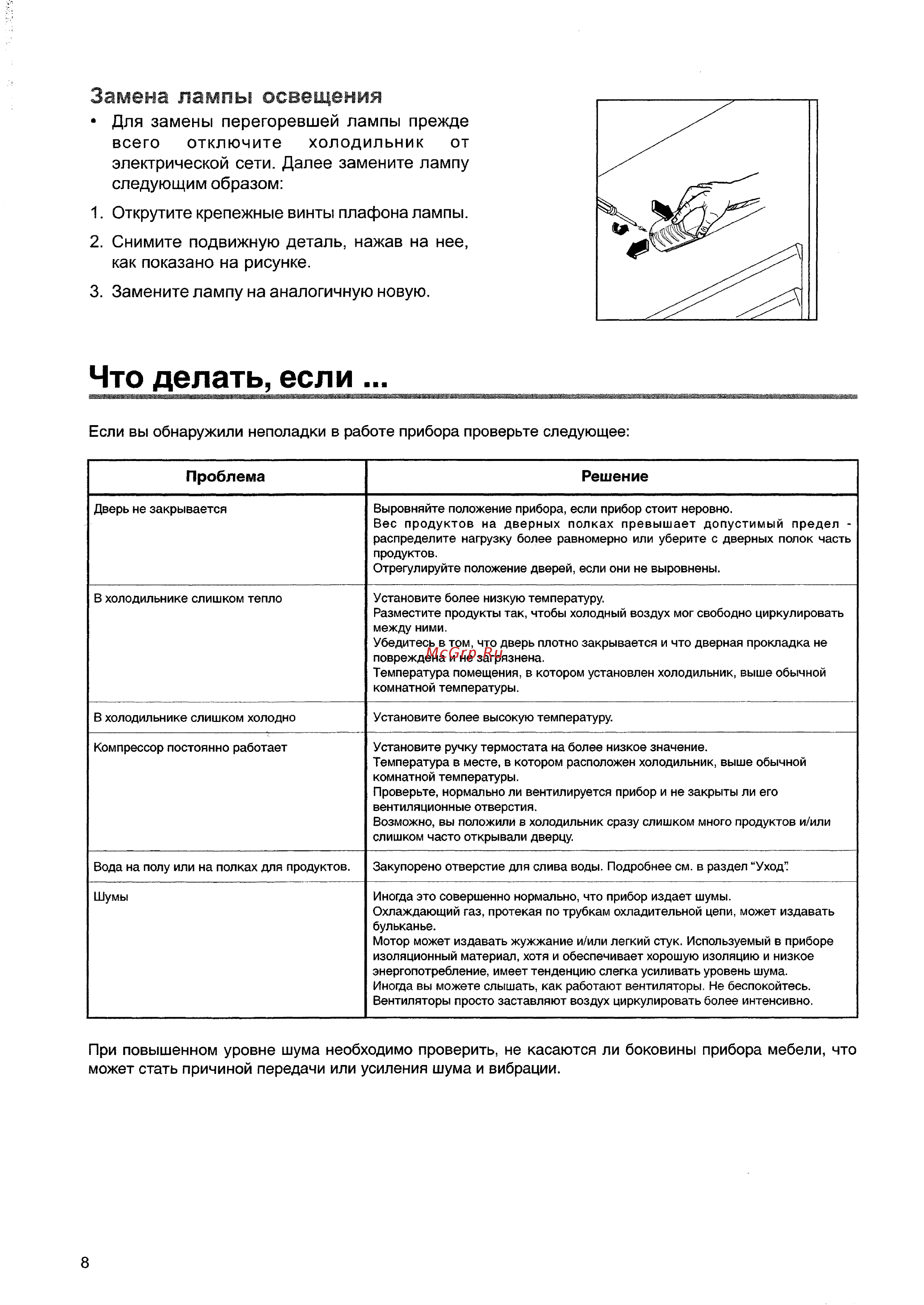 Electrolux ERN22501 Руководство по эксплуатации онлайн [8/14] 434962