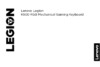 Lenovo Legion K500 RGB (GY40T26479) Руководство по эксплуатации
