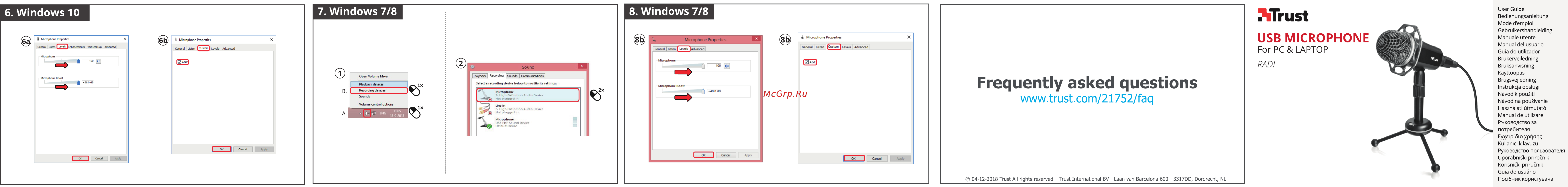 Trust RADI USB (21752) Руководство по эксплуатации онлайн