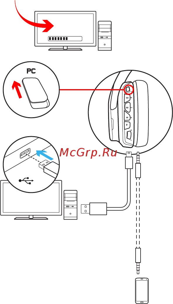 Logitech G635 (981-000750) [6/283] Setup for pc pc mode