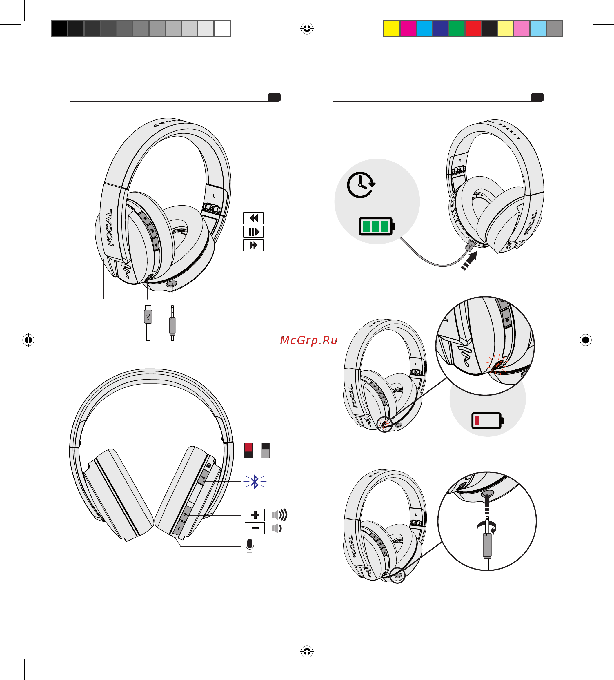 Focal Listen Wireless Chic Purple [3/37] Q u i c k st a r t