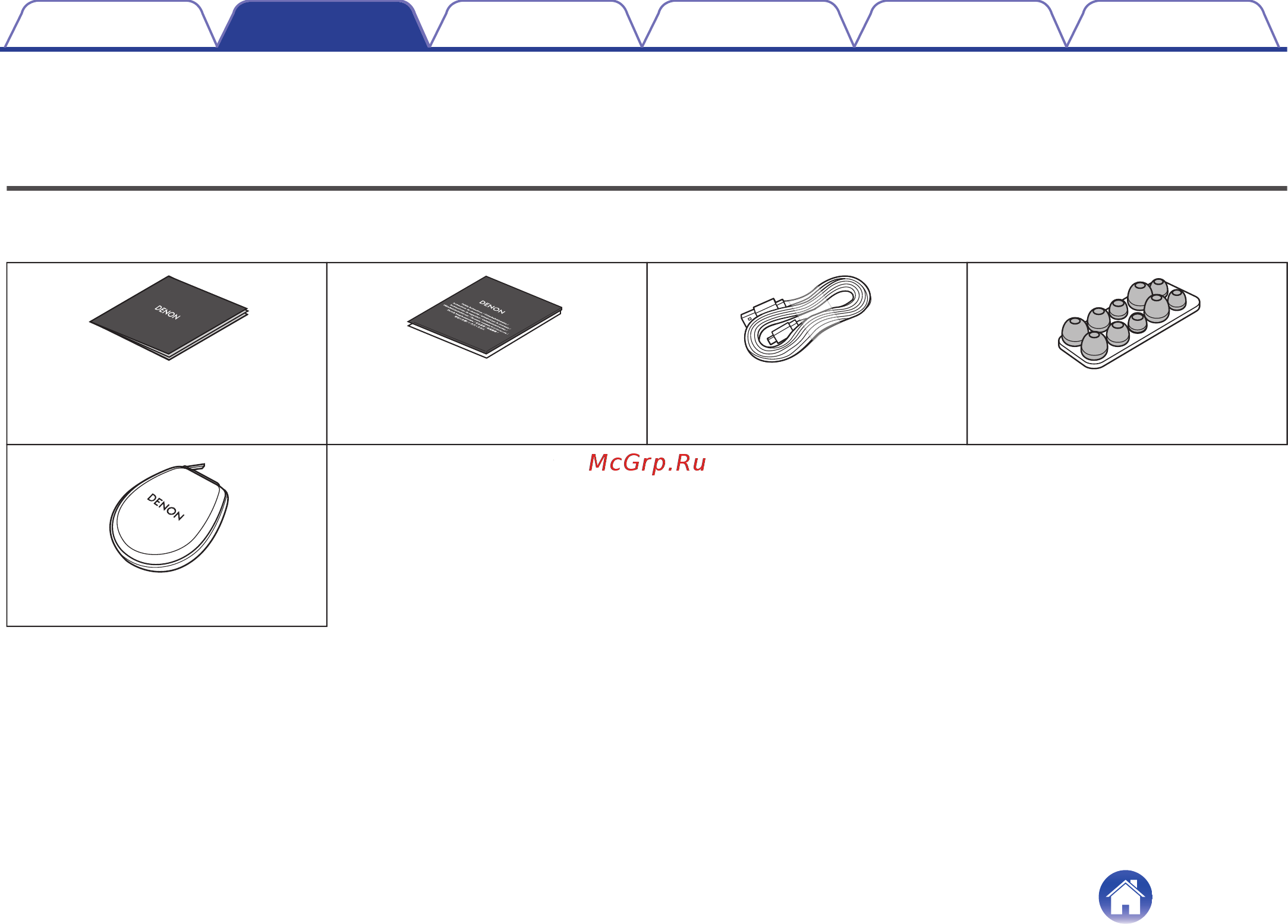 Denon AH-C820W [4/35] Распаковка