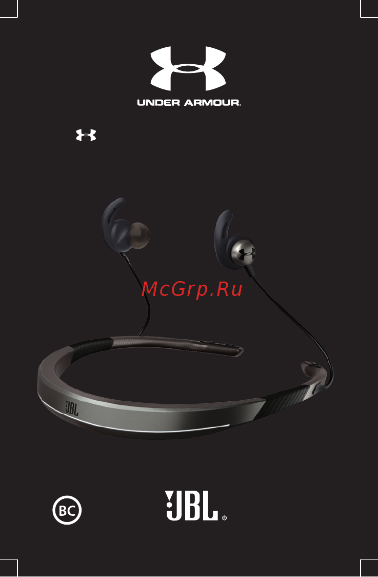 JBL UA Sport Wireless Flex Gray Руководство по эксплуатации онлайн [3/46] 435656