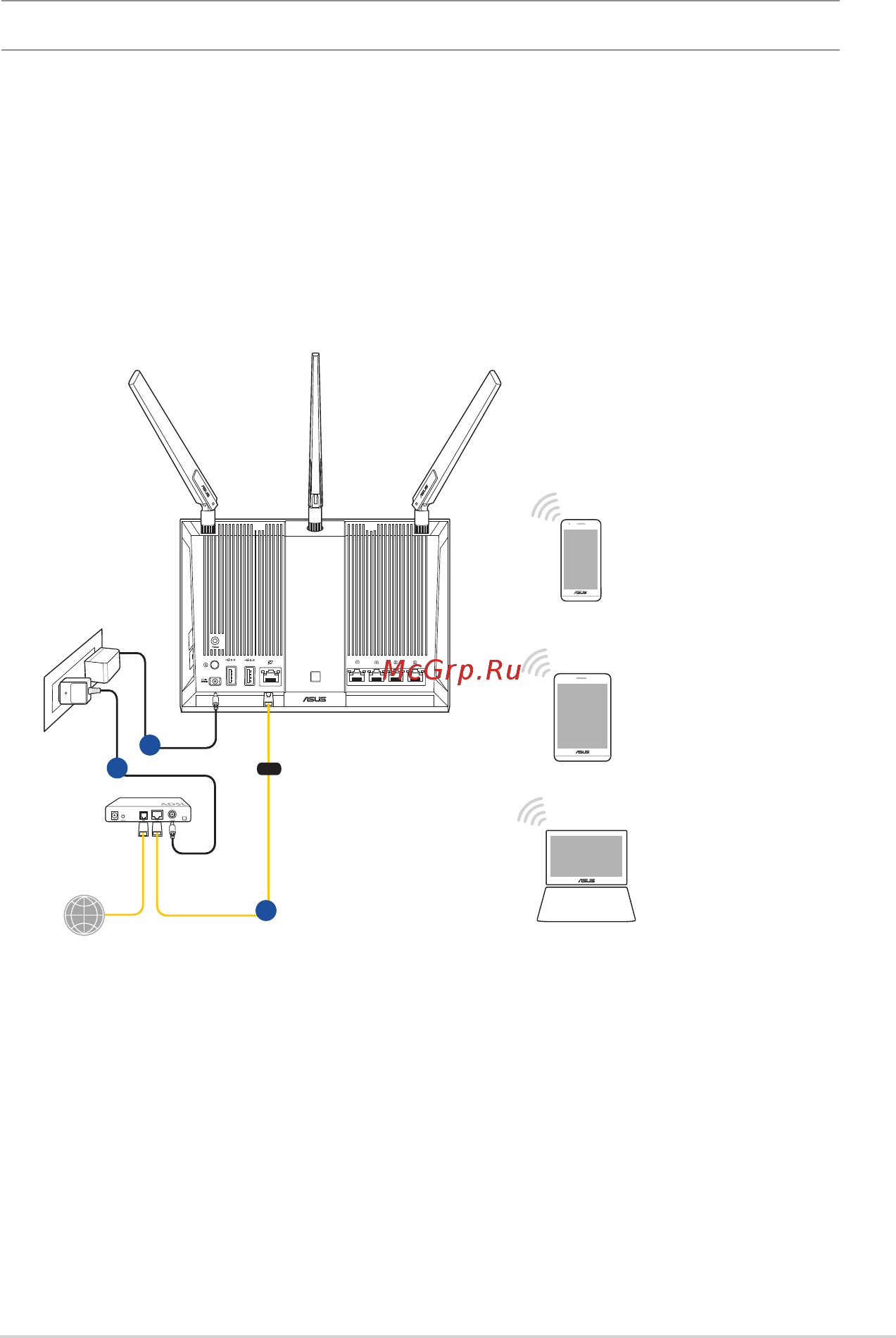 Asus RT-AC86U (90IG0401-BN3000) [13/140] Беспроводное подключение