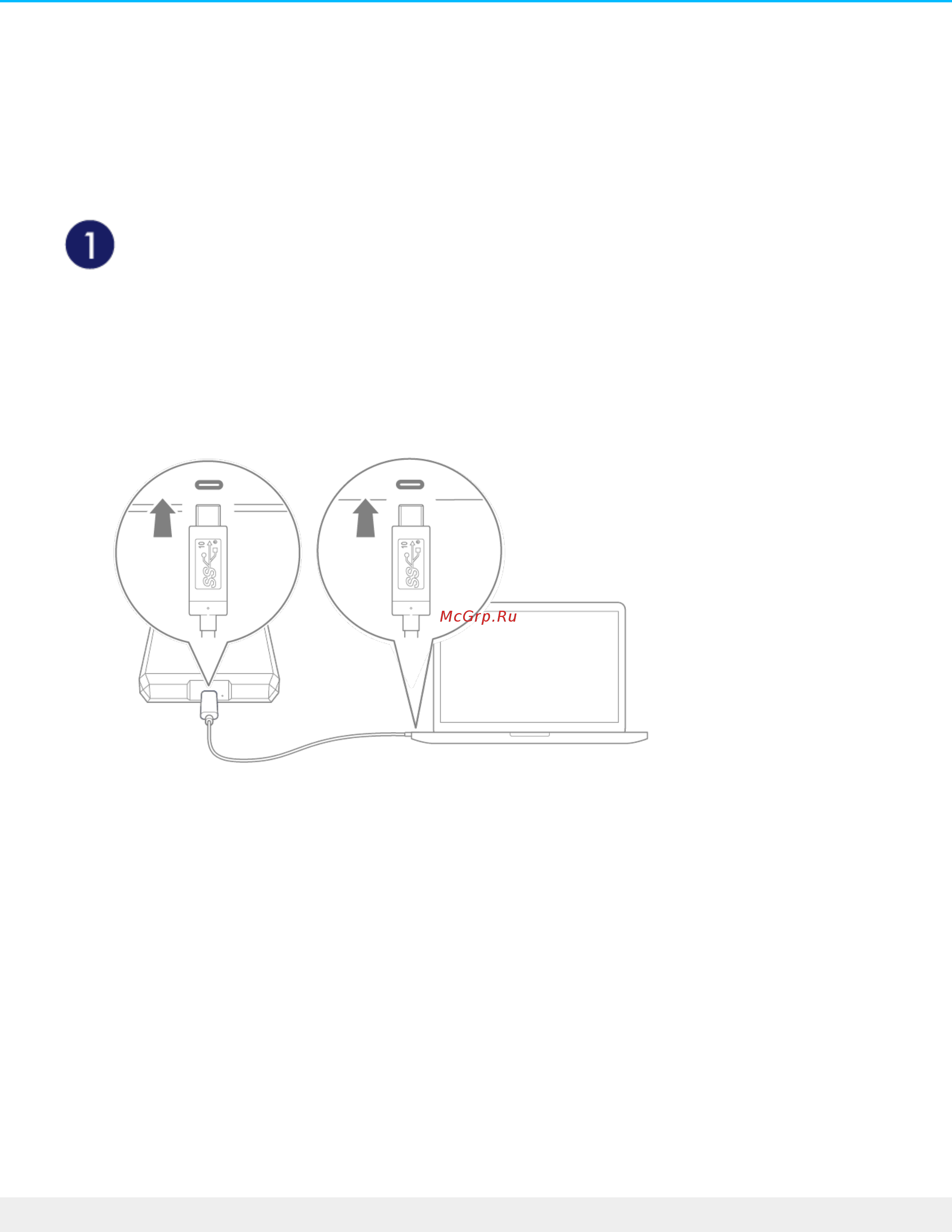Lacie 1TB Mobile Drive (STHG1000400) [9/26] Подключите кабель usb