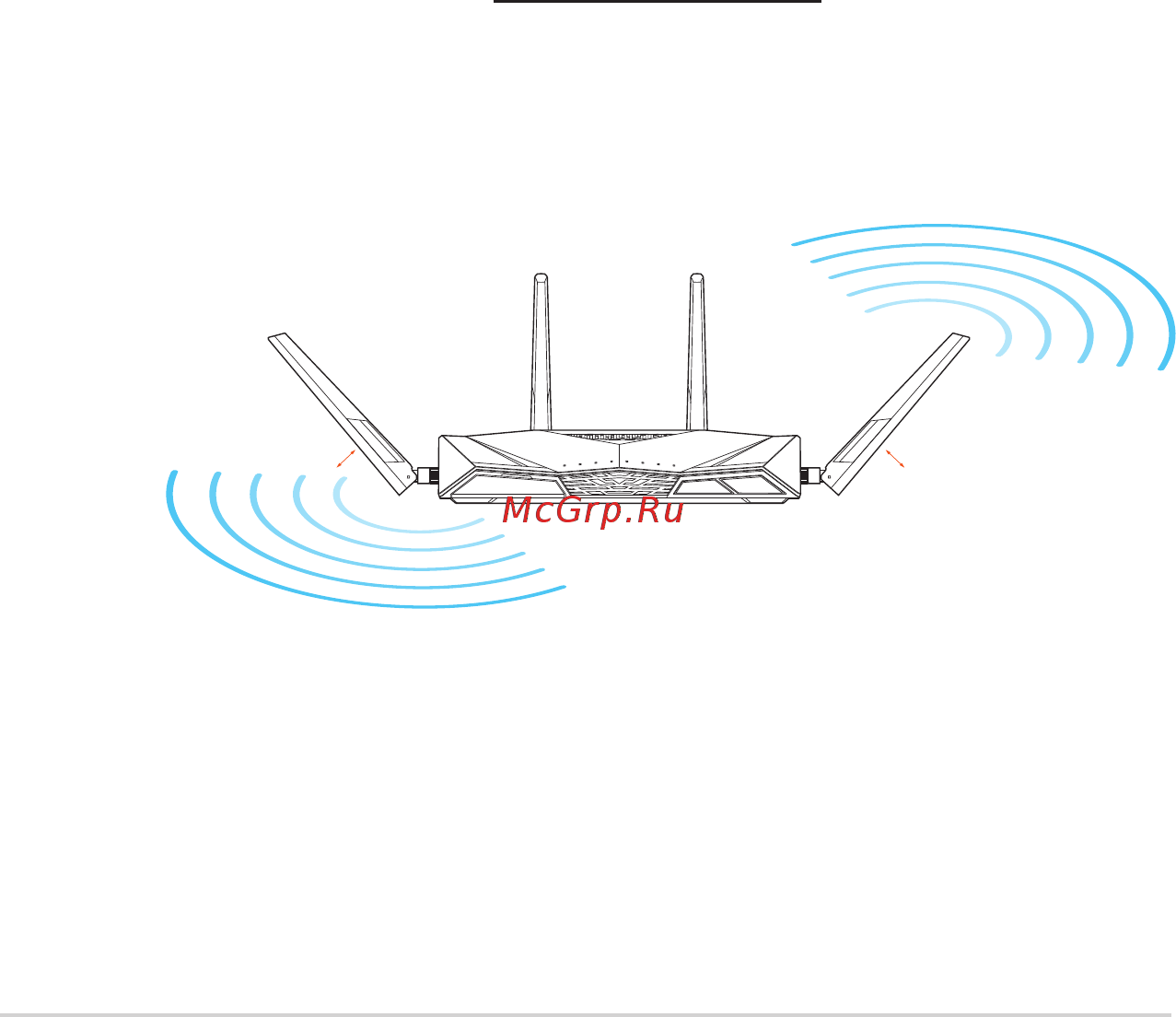 Asus RT-AC88U (90IG01Z0-BM3100) [10/135] Размещение роутера