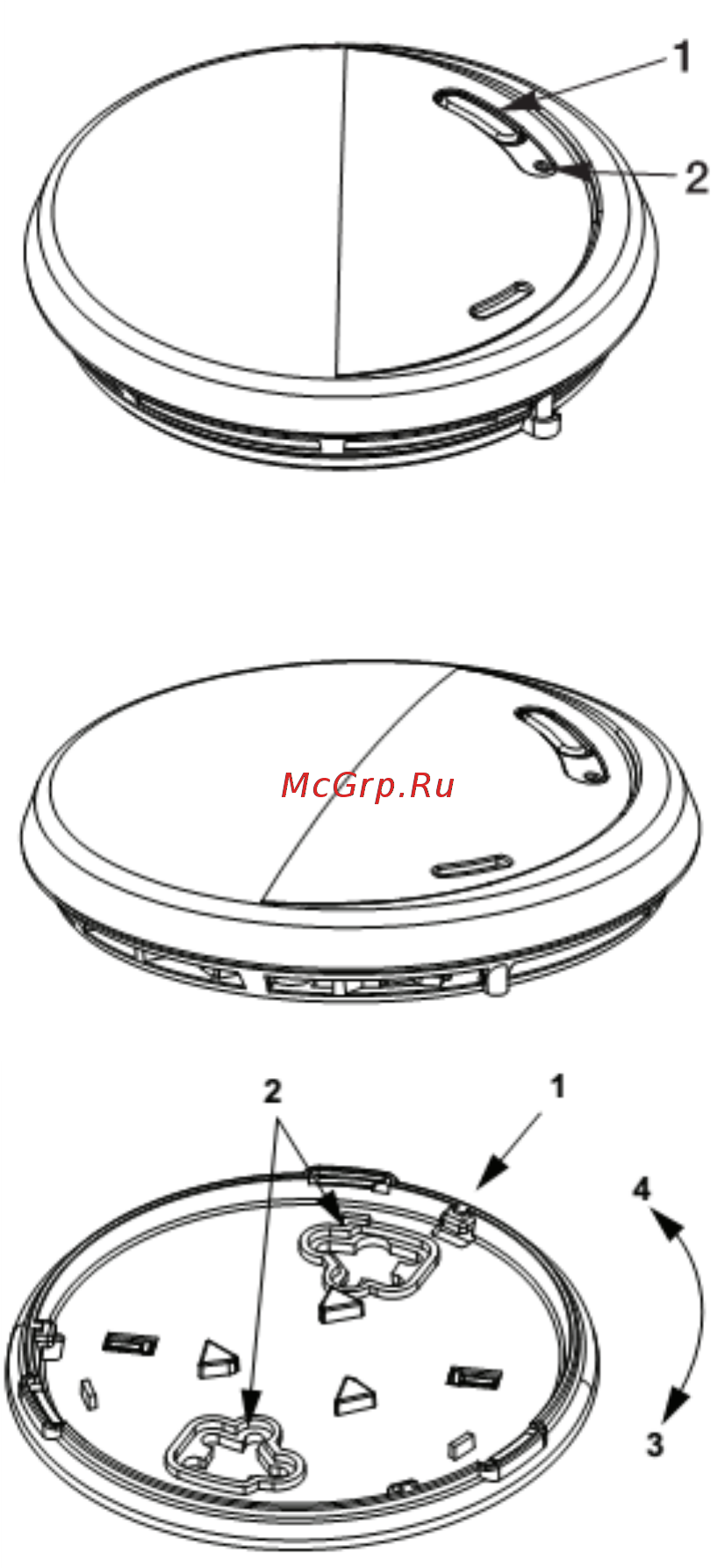 First Alert PR710/P1210 [3/10] Данное устройство может быть установлено как на потолок так и на стен
