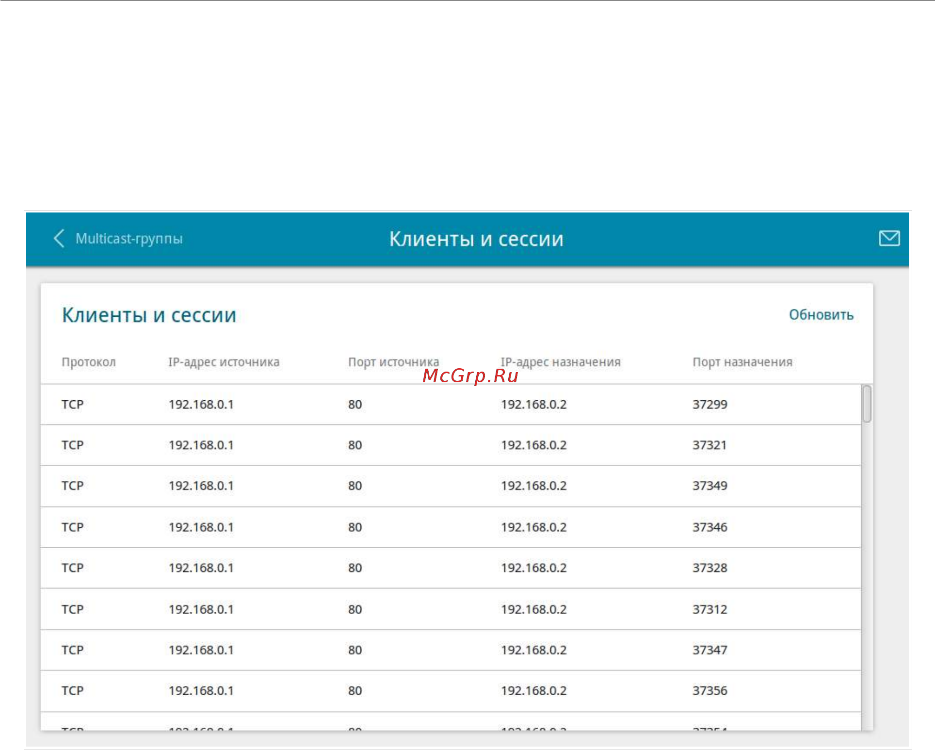 D-Link DIR-815/RU/R1A [73/229] Клиенты и сессии