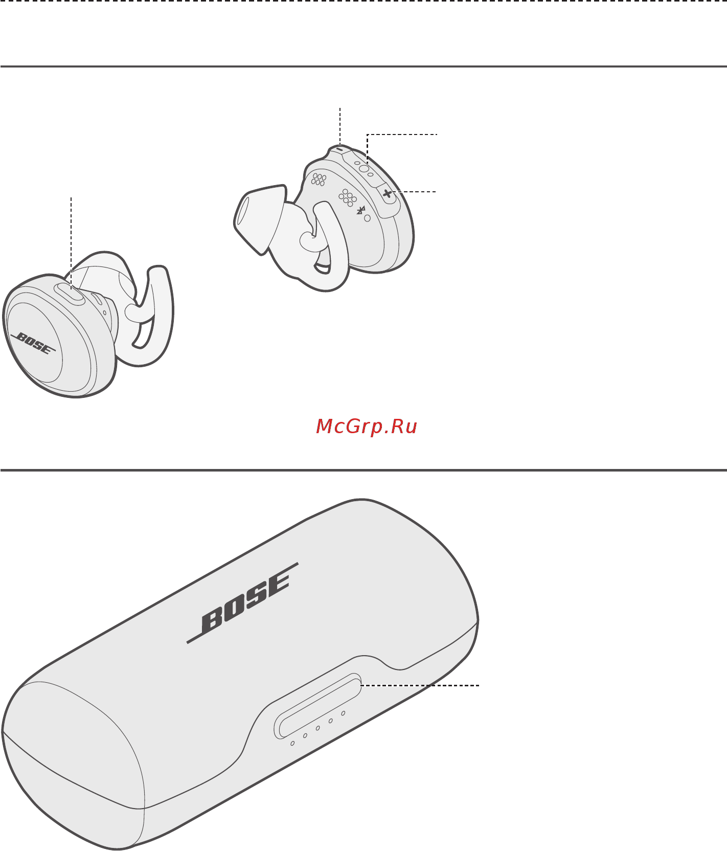 Bose SoundSport Free Wireless Headph. Ultraviolet/Navy [11/36] Зарядный чехол